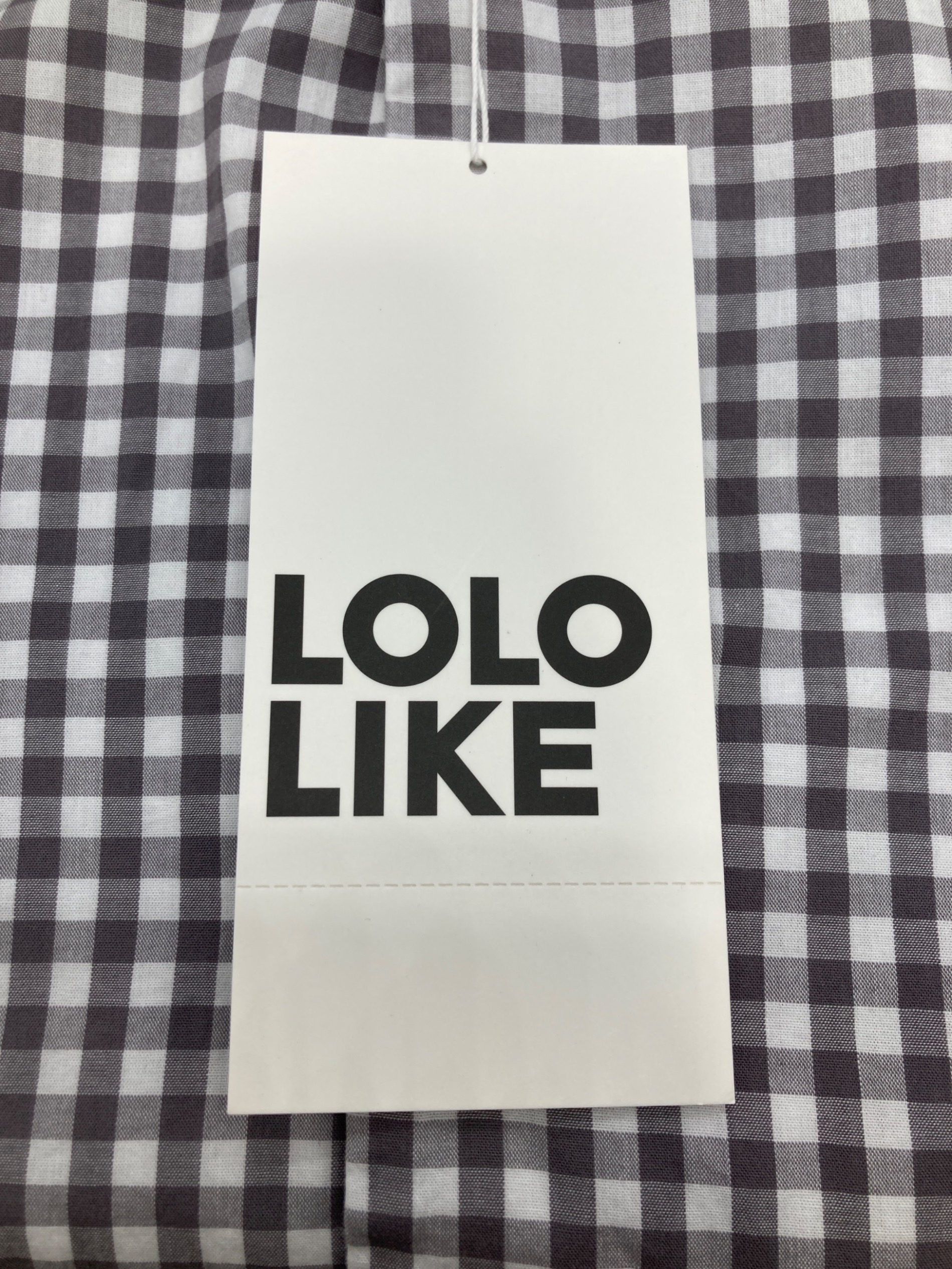 中古・古着通販】LOLO (ロロ) 片玉ポケットビックシャツ グレー