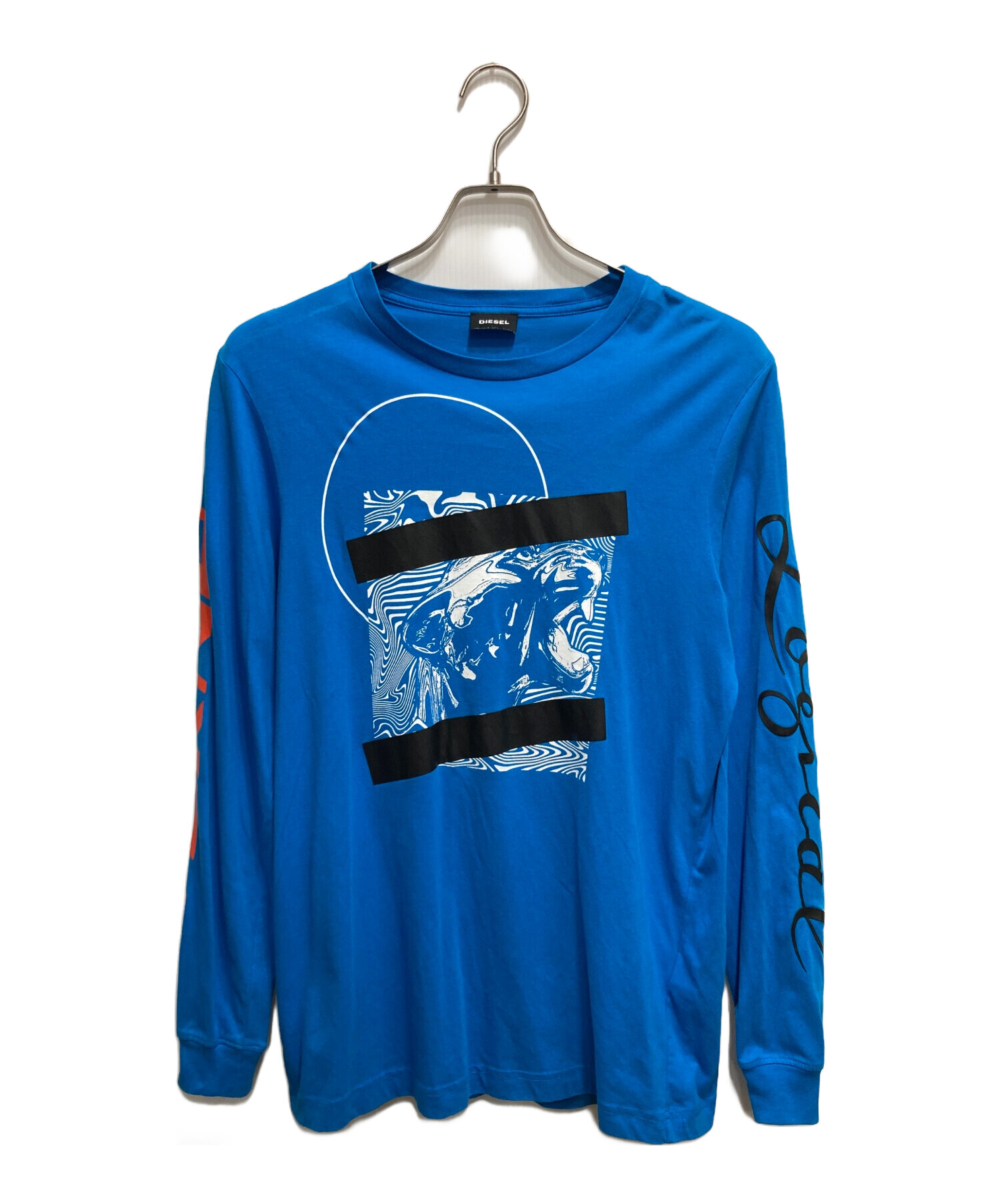 中古・古着通販】DIESEL (ディーゼル) グラフィックロングスリーブT 