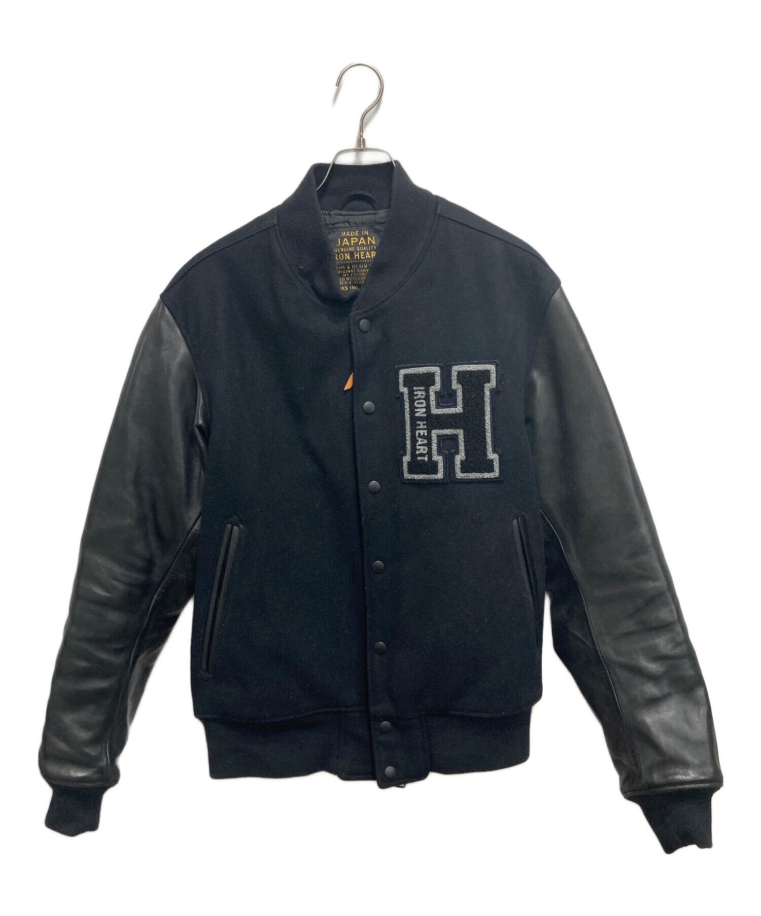 IRON HEART スタッフジャンパー 中古・古着通販】IRON HEART (アイアンハート) レザー切り替え