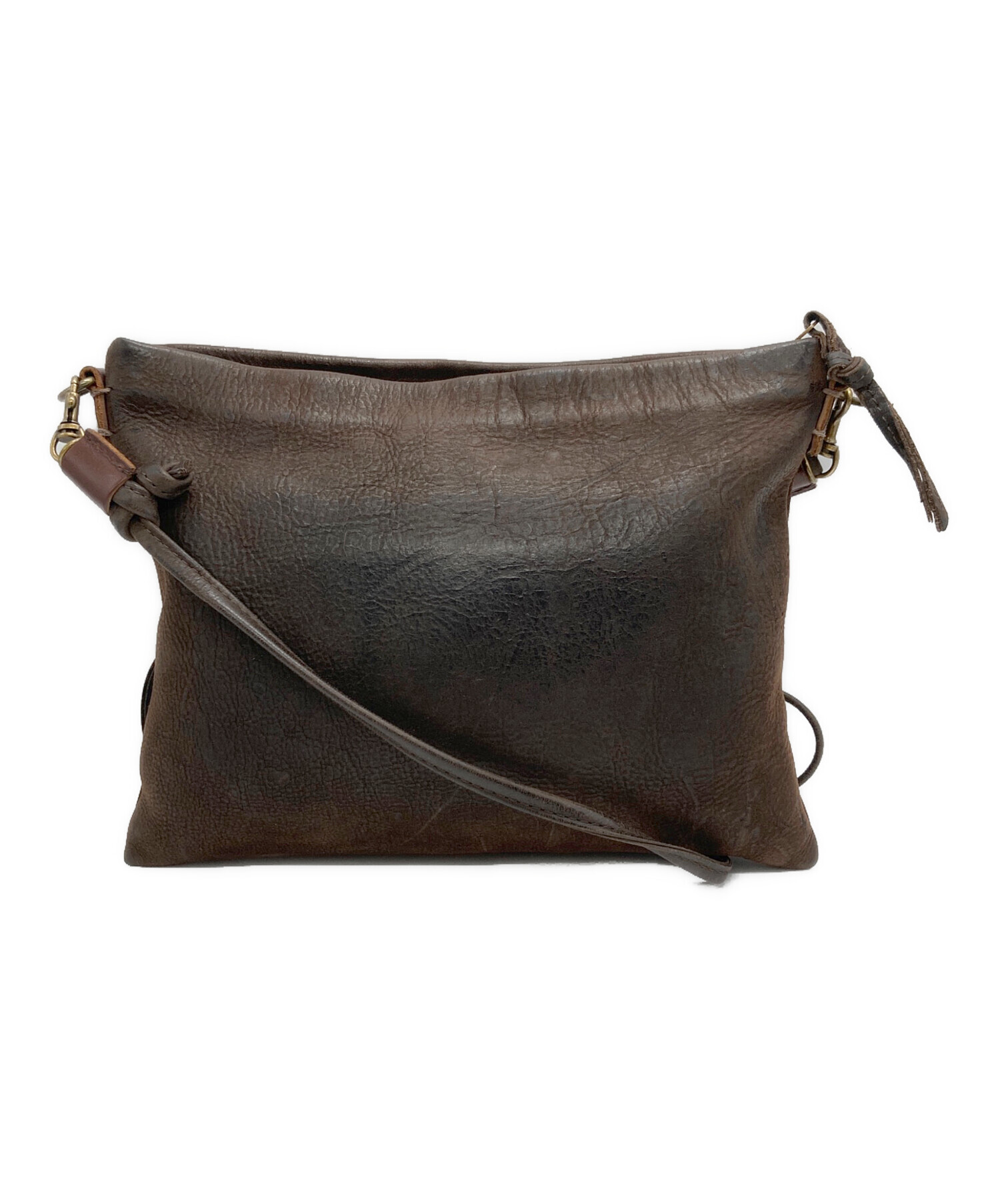 中古・古着通販】SLOW&CO (スロウアンドコー) レザーショルダーバッグ 