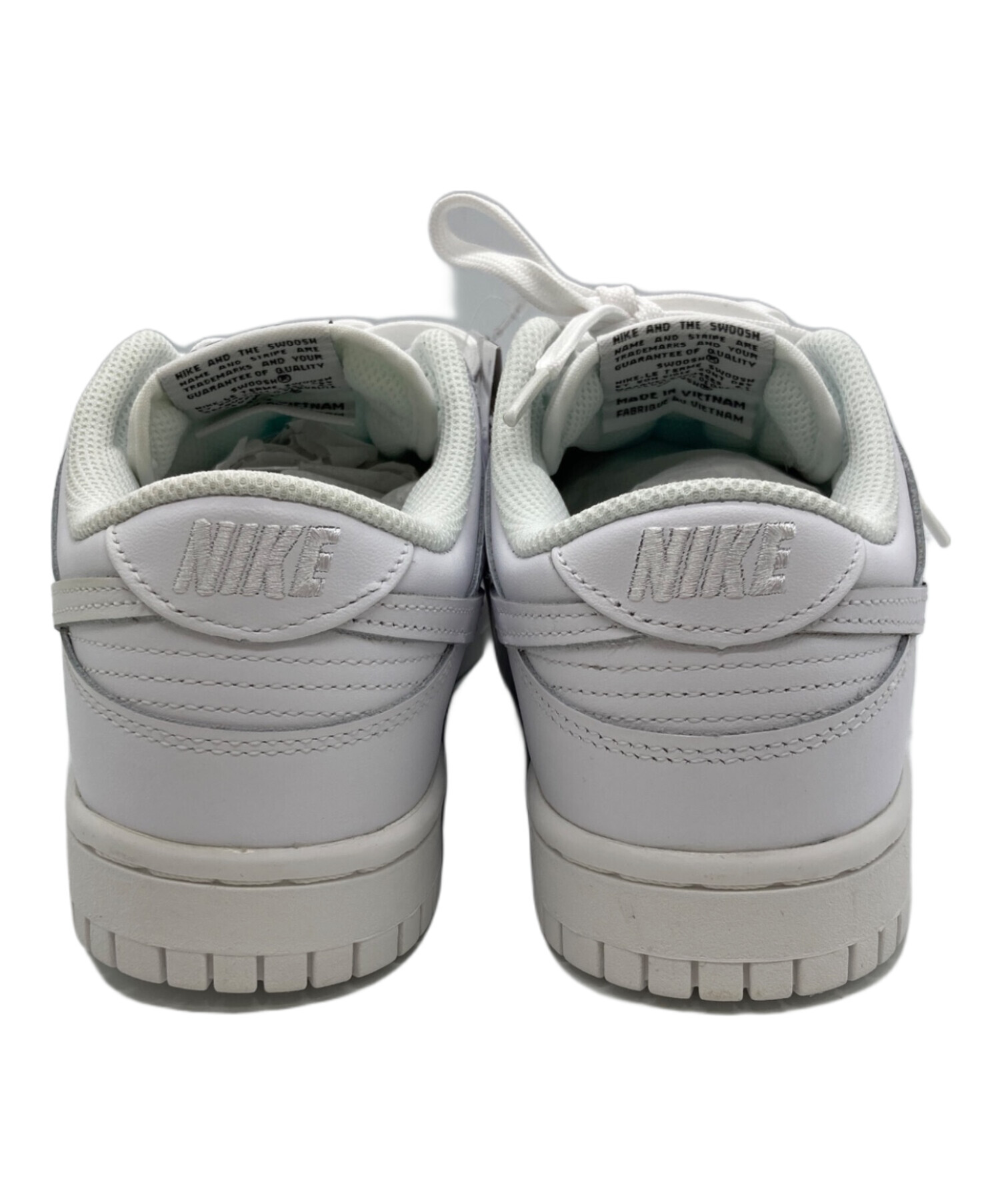 中古・古着通販】NIKE (ナイキ) WMNS DUNK LOW TRIPLE WHITE 