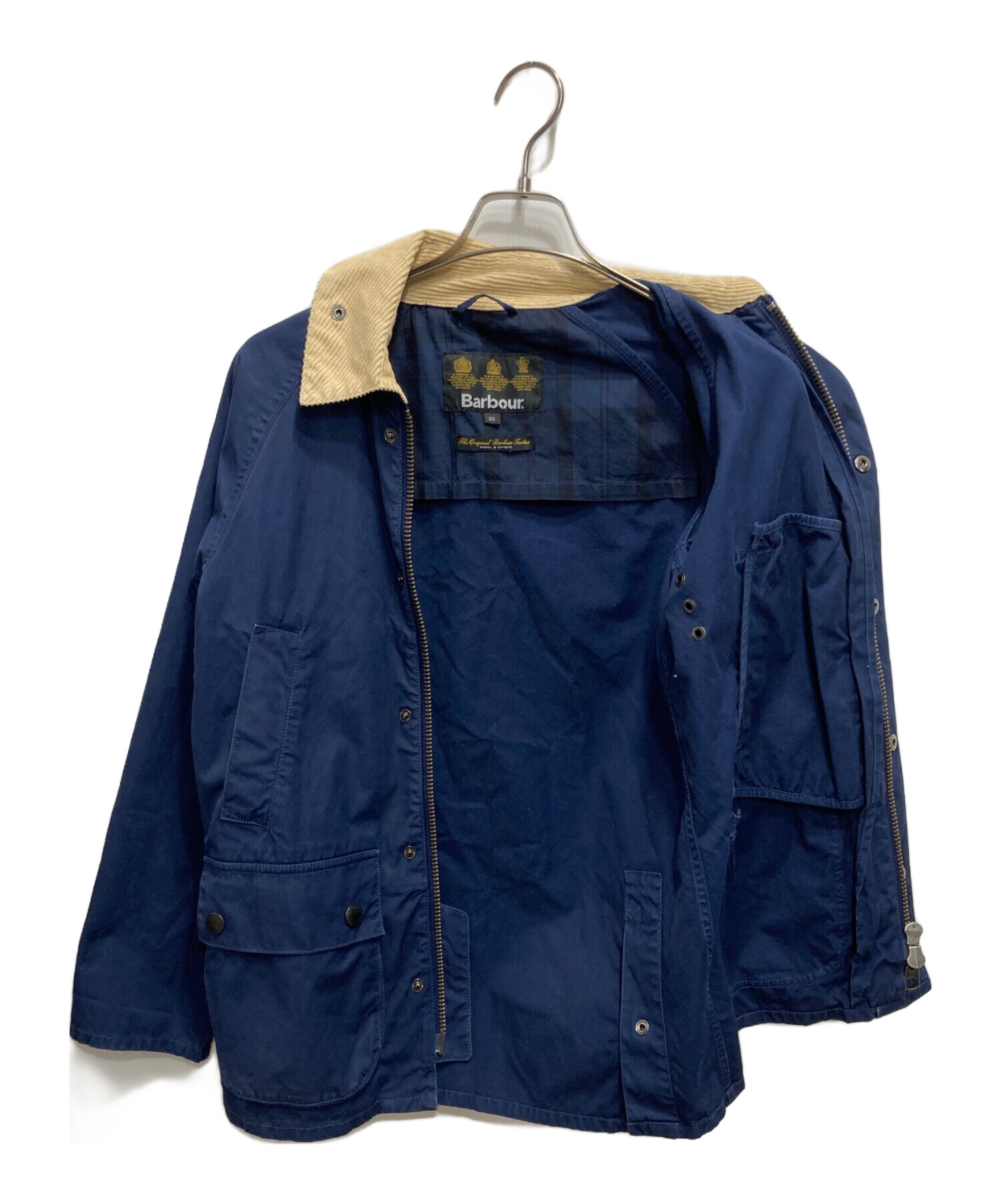 中古・古着通販】Barbour (バブアー) ビデイルジャケット ネイビー