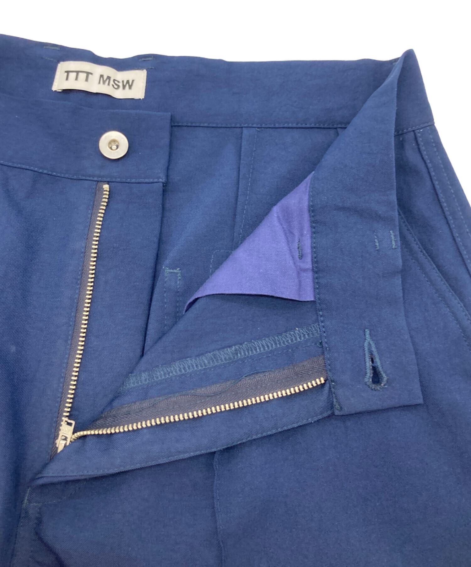 中古・古着通販】TTT MSW (ティー) STANDARD PANTS ネイビー サイズ:M