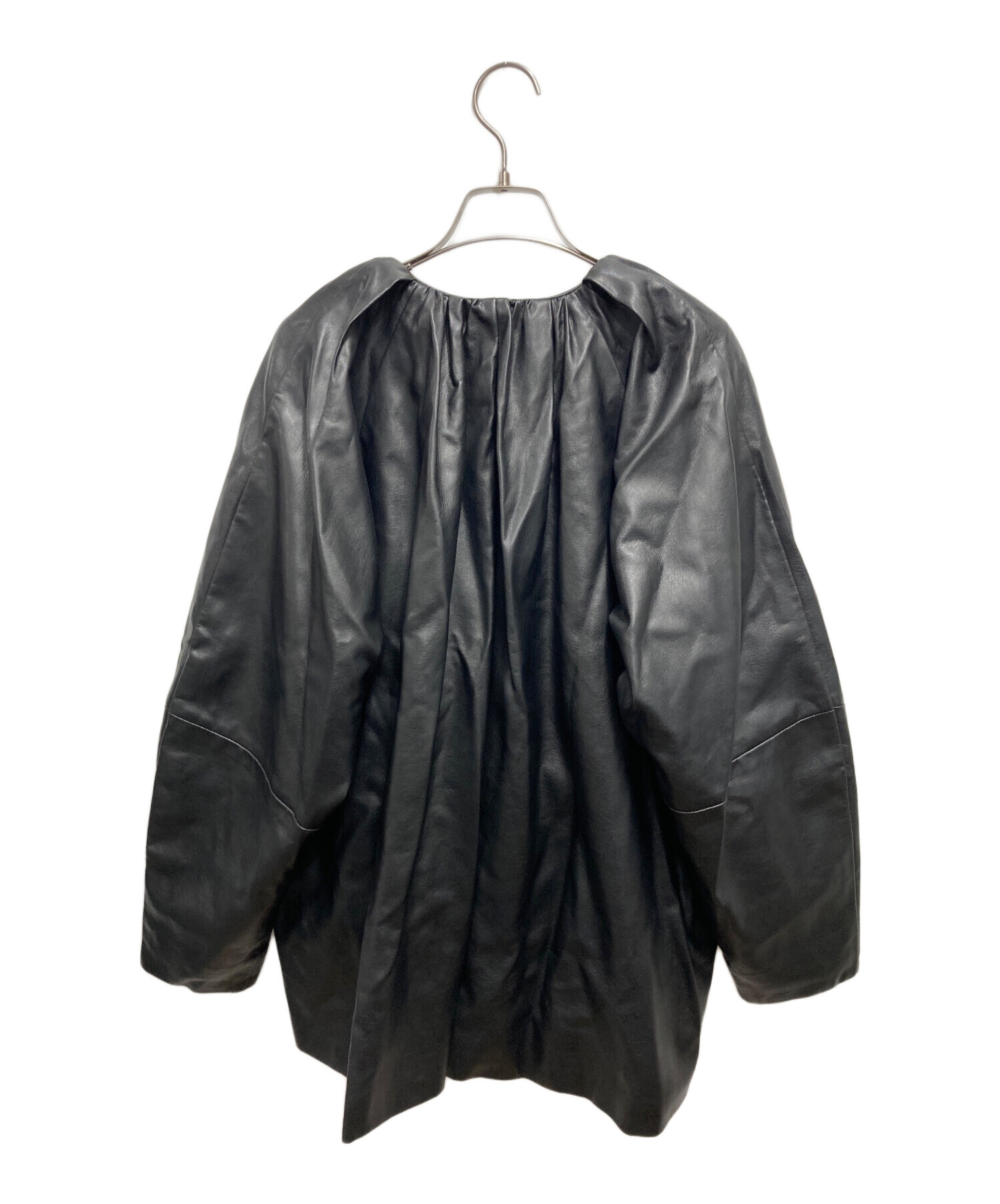 中古・古着通販】CLANE (クラネ) “EGG FAKE LEATHER JACKET” エッグ