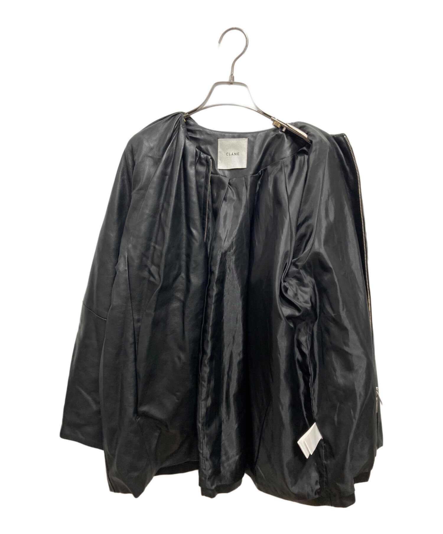 中古・古着通販】CLANE (クラネ) “EGG FAKE LEATHER JACKET” エッグ