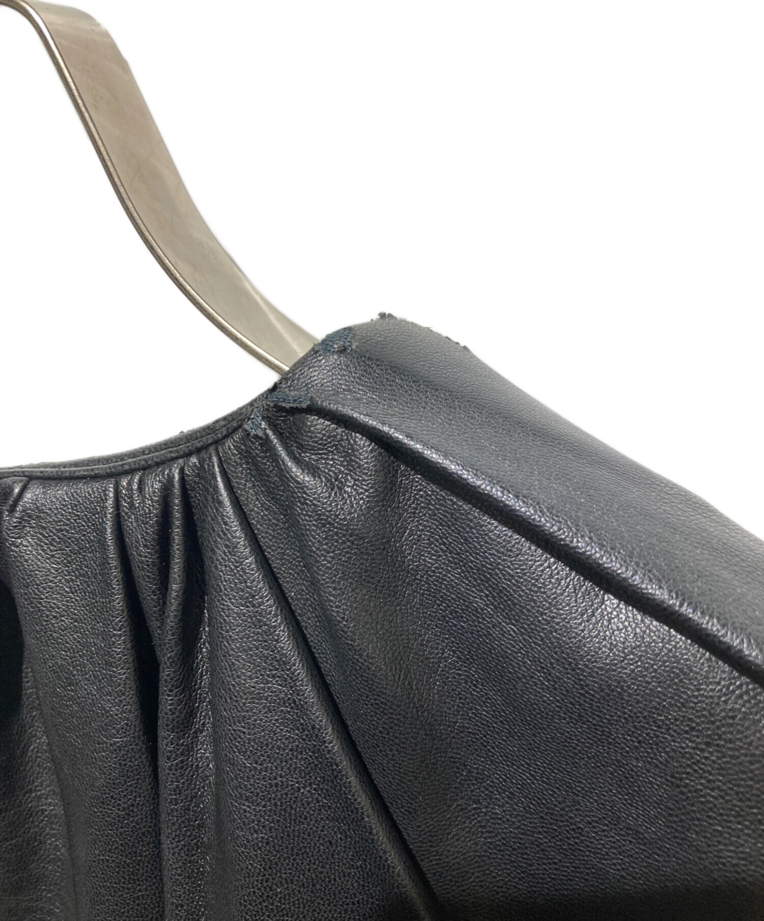 中古・古着通販】CLANE (クラネ) “EGG FAKE LEATHER JACKET” エッグ
