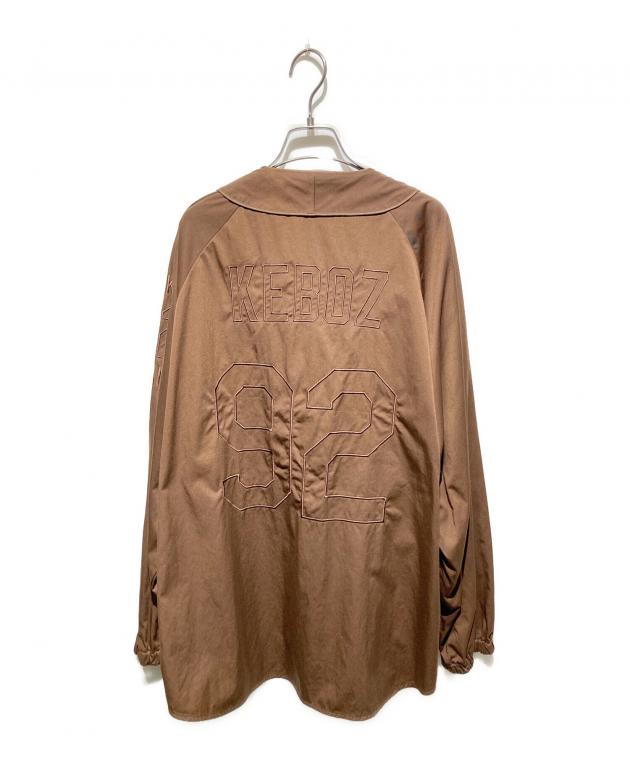 中古・古着通販】KEBOZ (ケボズ) ベースボールシャツ ブラウン サイズ