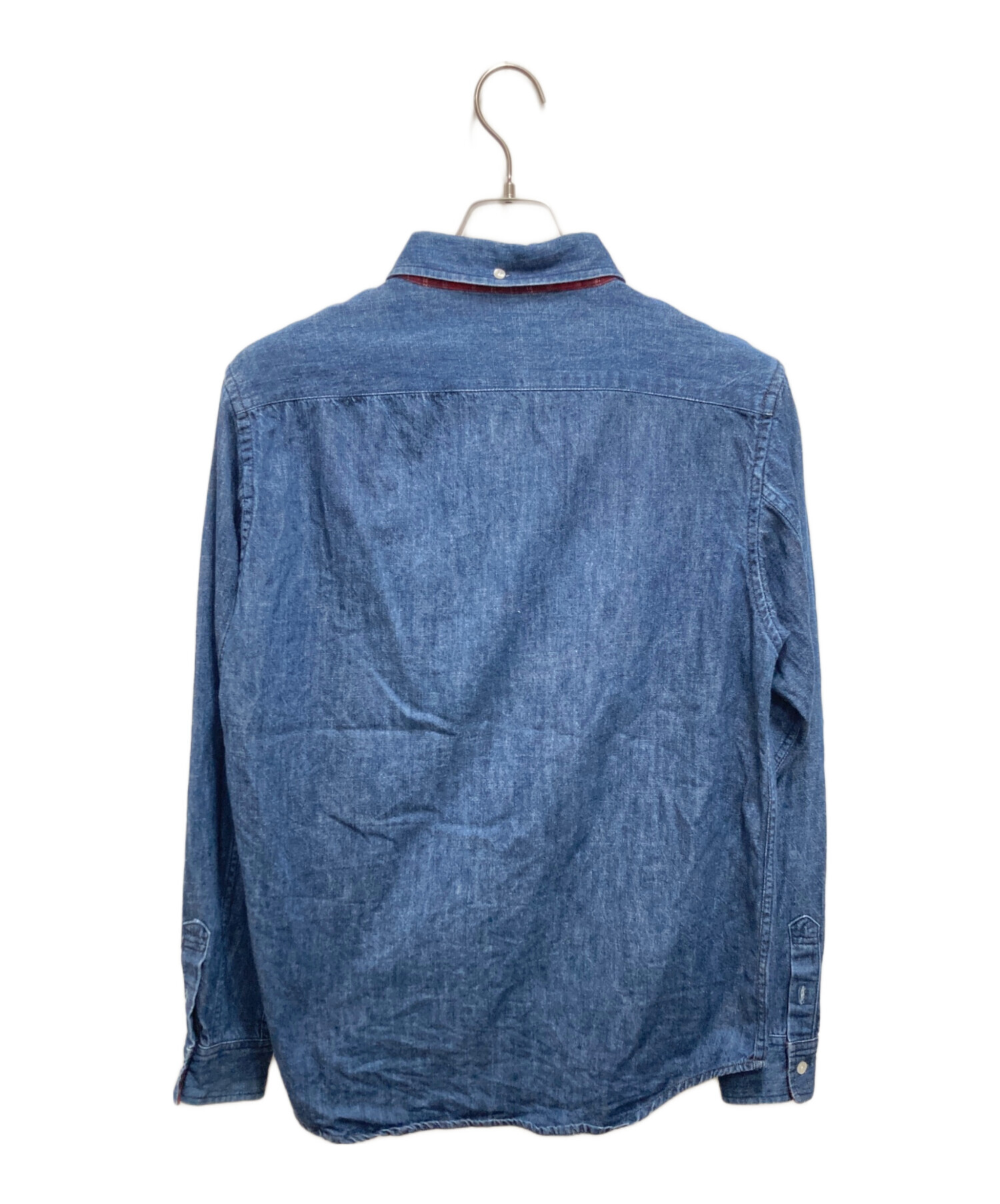 stussyデニムシャツ 中古・古着通販】stussy (ステューシー) デニムシャツ ネイビー サイズ