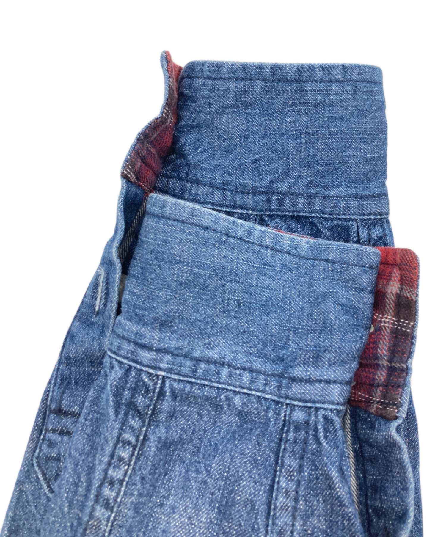 中古・古着通販】stussy (ステューシー) デニムシャツ ネイビー サイズ