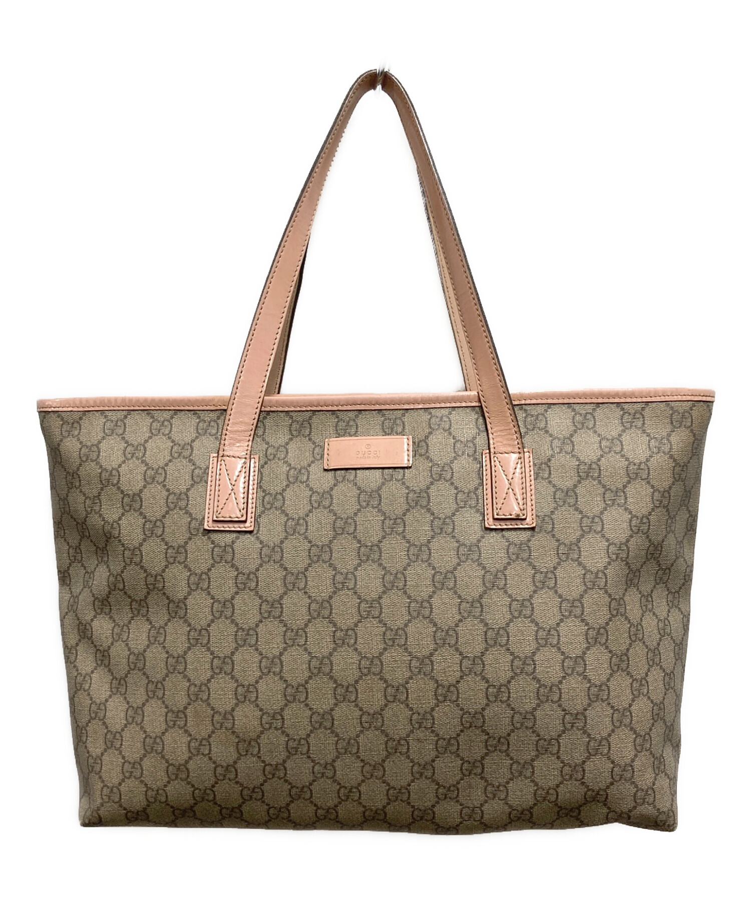 中古・古着通販】GUCCI (グッチ) GGスプリームトートバッグ ベージュ 