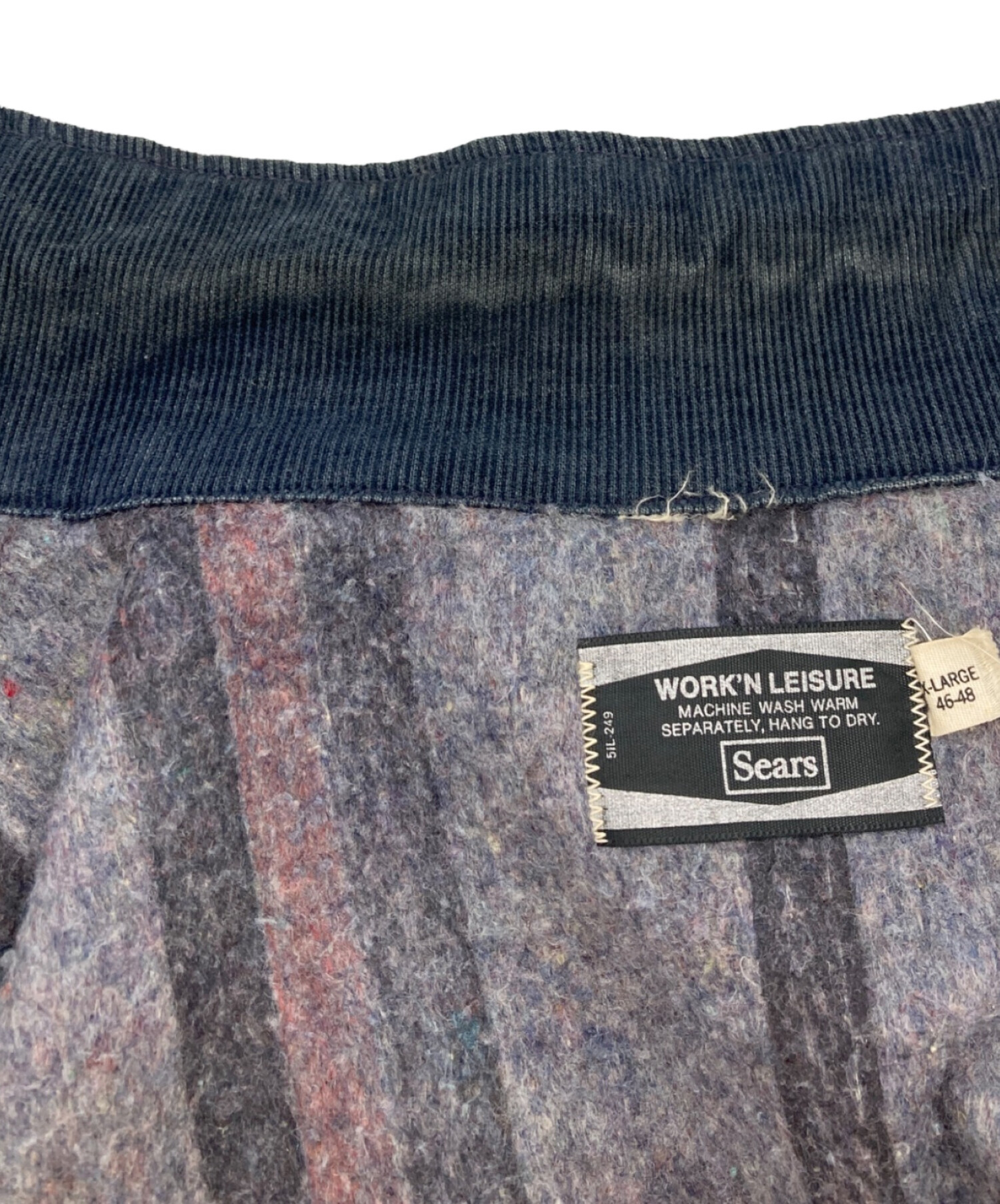中古・古着通販】Sears (シアーズ) デニムワークジャケット ネイビー
