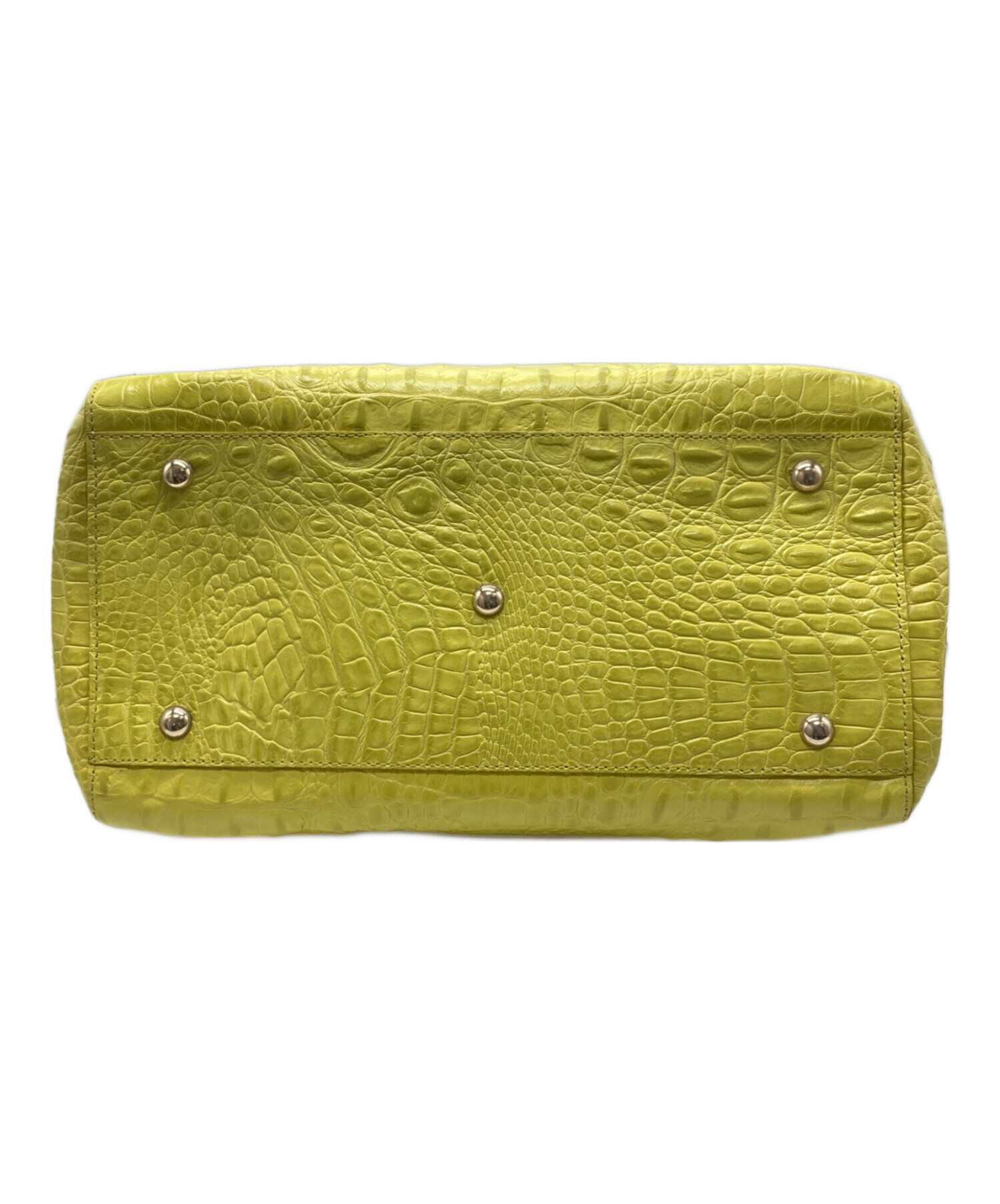中古・古着通販】FURLA (フルラ) クロコダイルハンドバッグ｜ブランド 