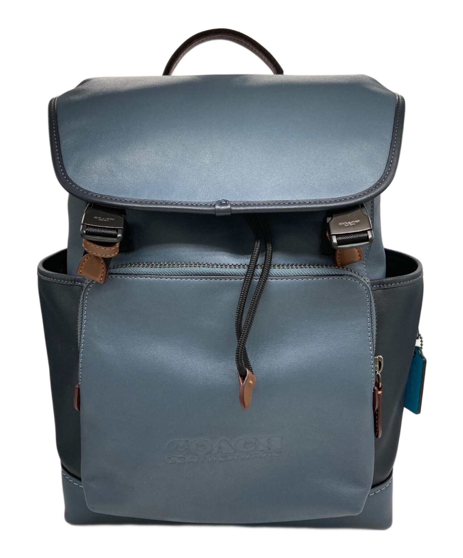 中古・古着通販】COACH (コーチ) リーグ フラップ バックパック カラー 