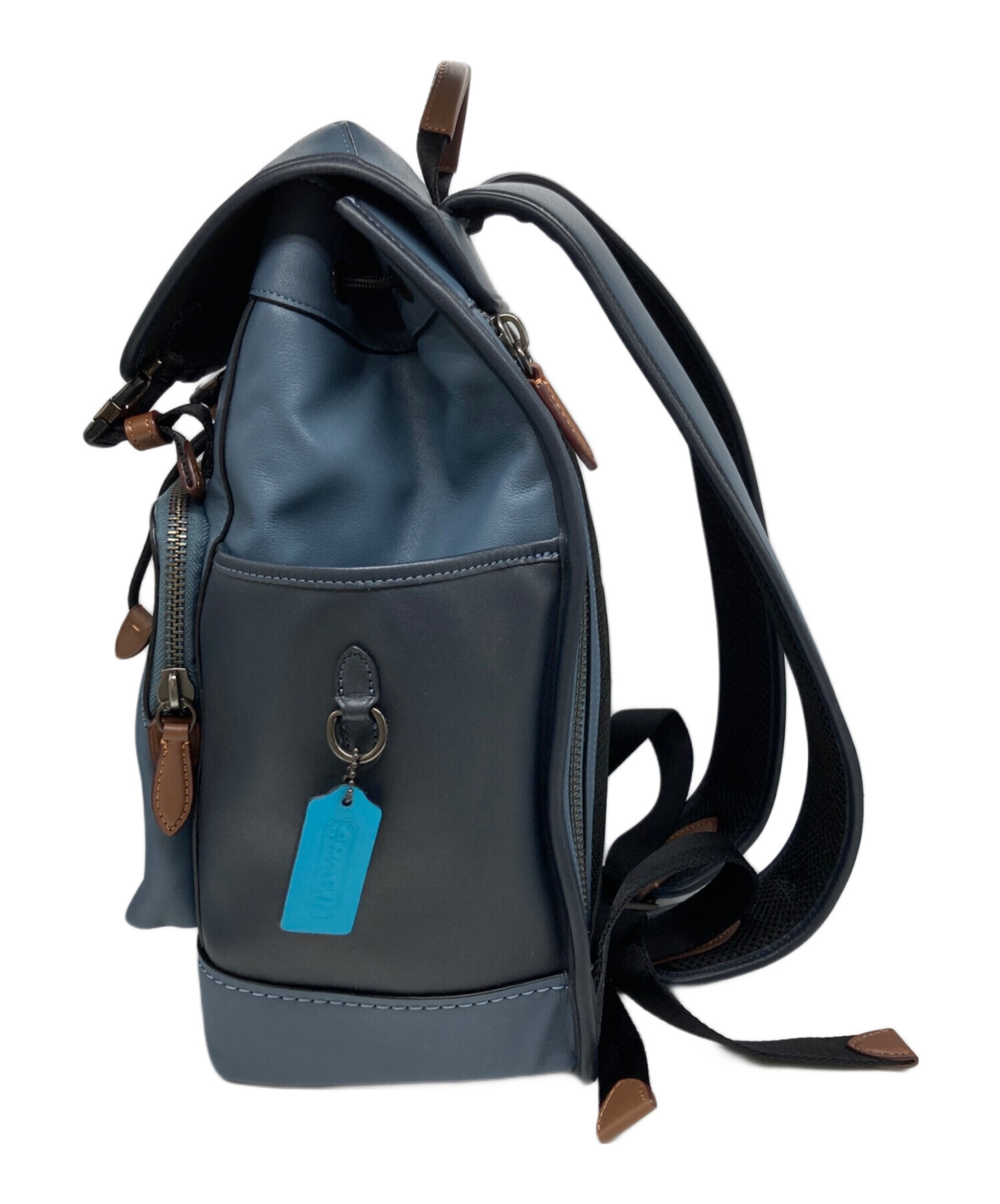 中古・古着通販】COACH (コーチ) リーグ フラップ バックパック カラー 