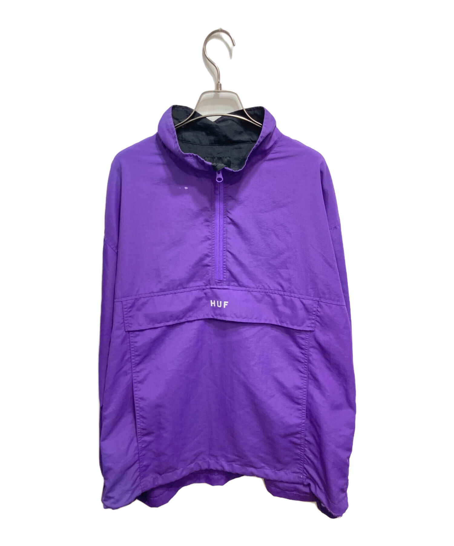 中古・古着通販】HUF (ハフ) アノラックパーカー パープル サイズ:L 