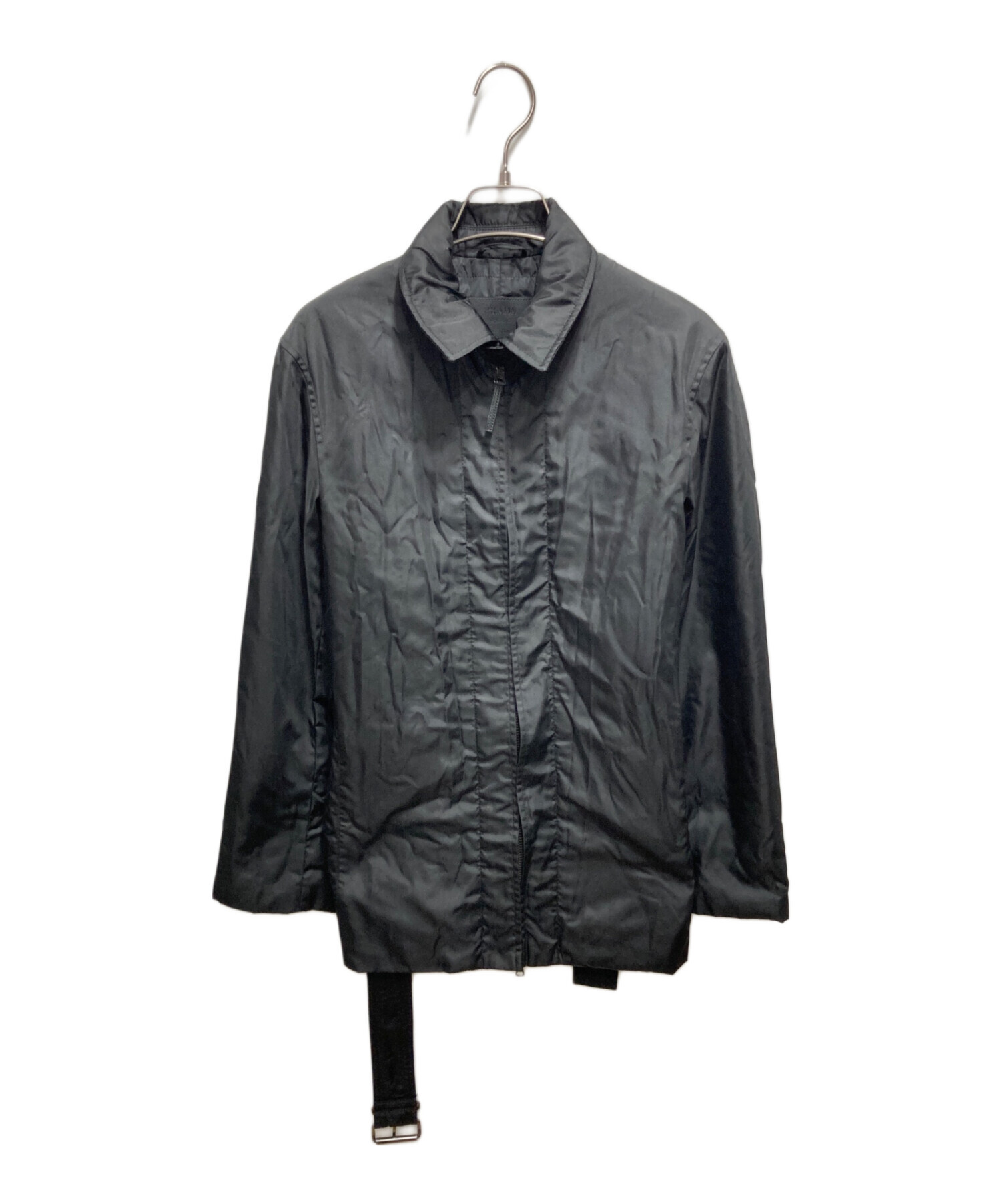 中古・古着通販】PRADA (プラダ) ナイロンジャケット ブラック サイズ