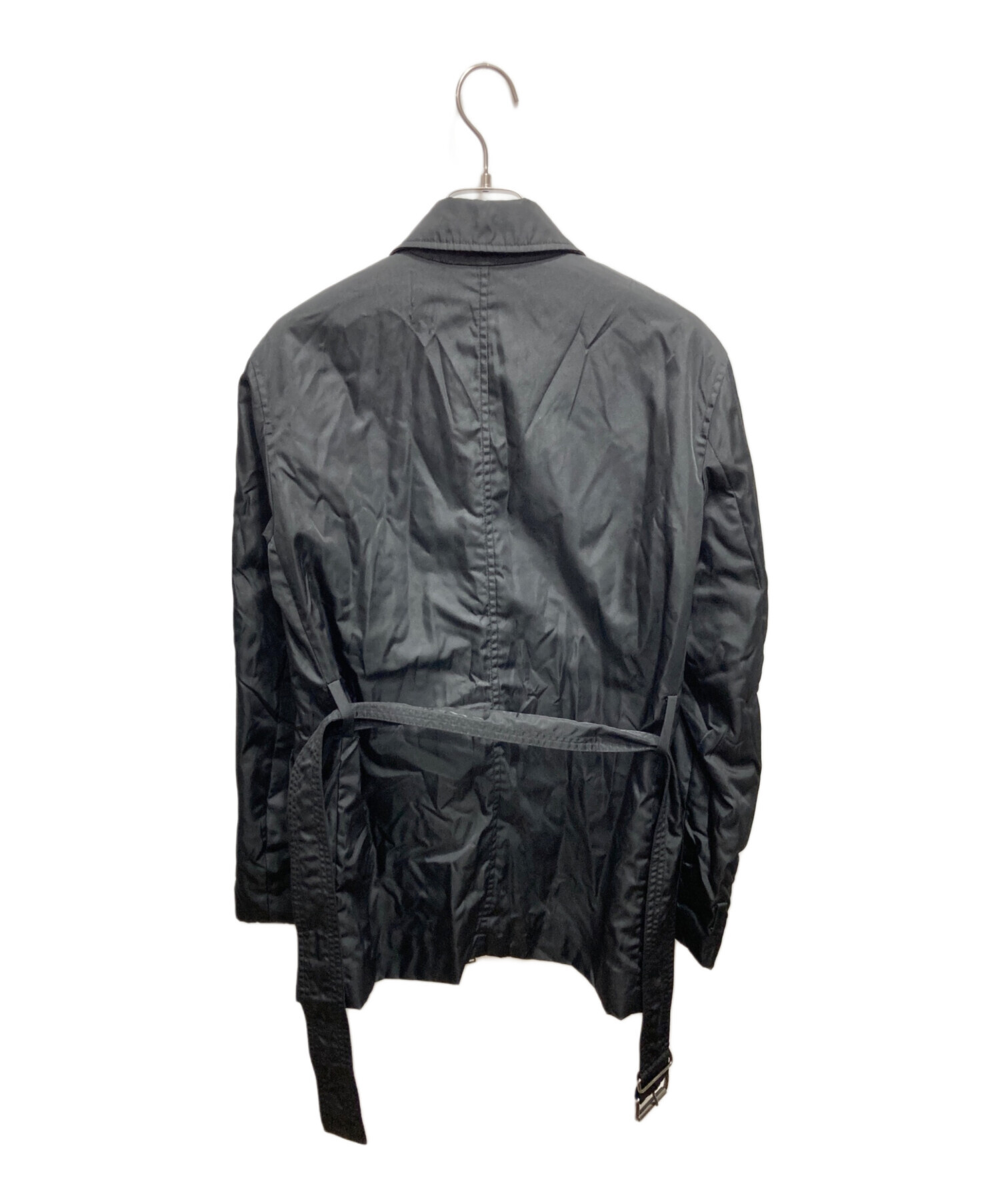 中古・古着通販】PRADA (プラダ) ナイロンジャケット ブラック サイズ