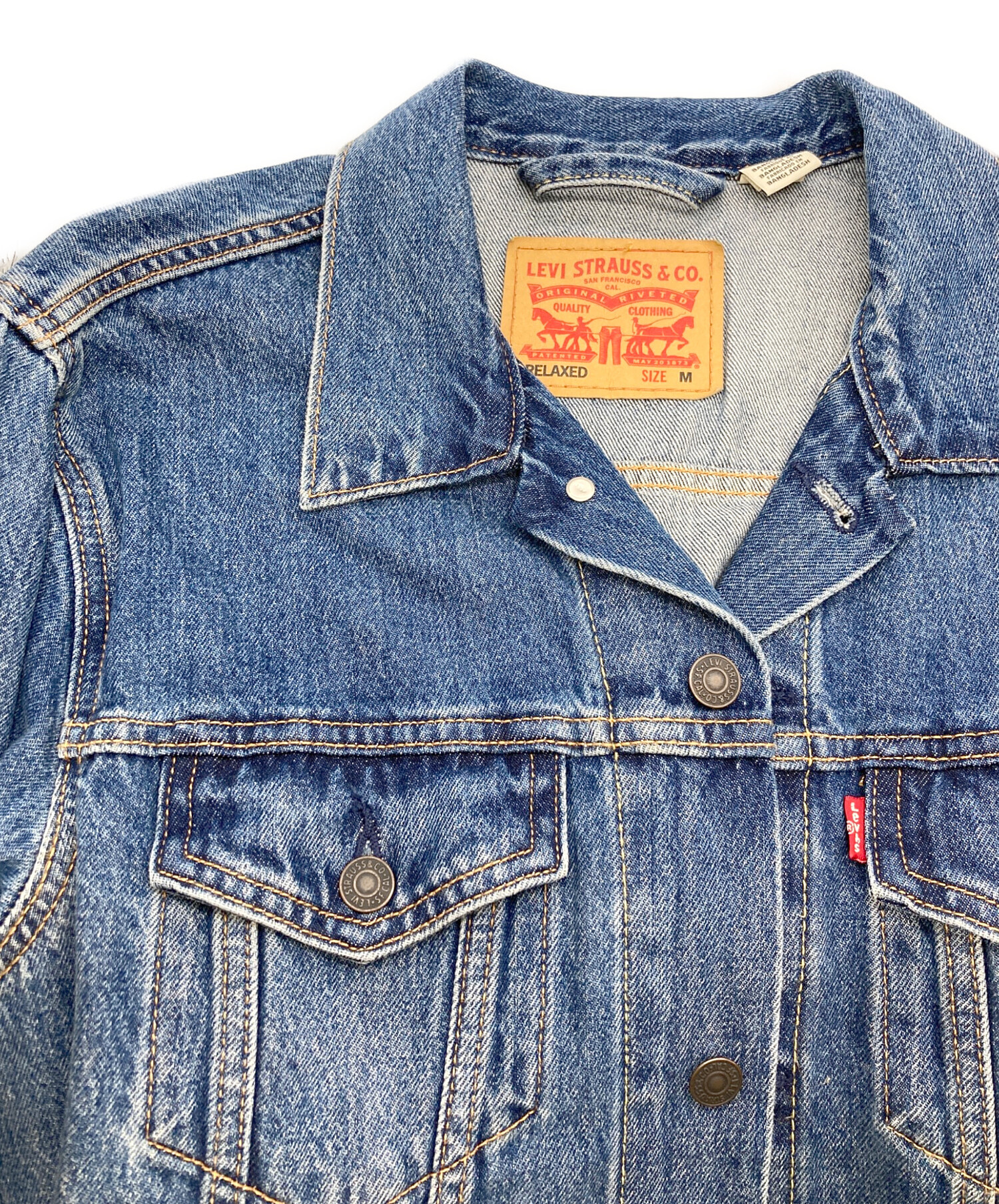 中古・古着通販】LEVI'S (リーバイス) RELAXED デニムトラッカー