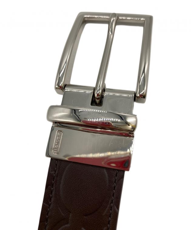 中古・古着通販】COACH (コーチ) シグネチャーレザーベルト ブラウン