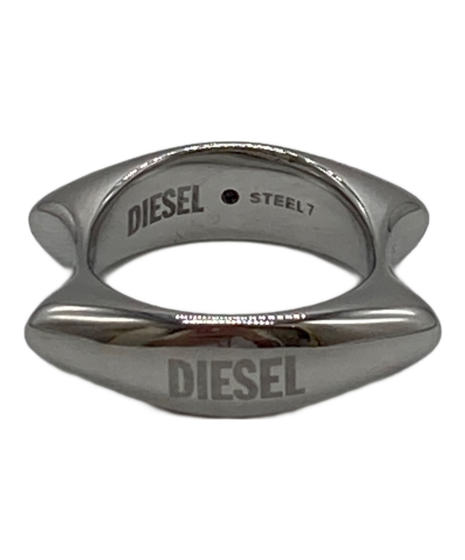中古・古着通販】DIESEL (ディーゼル) ステンレスリング シルバー 