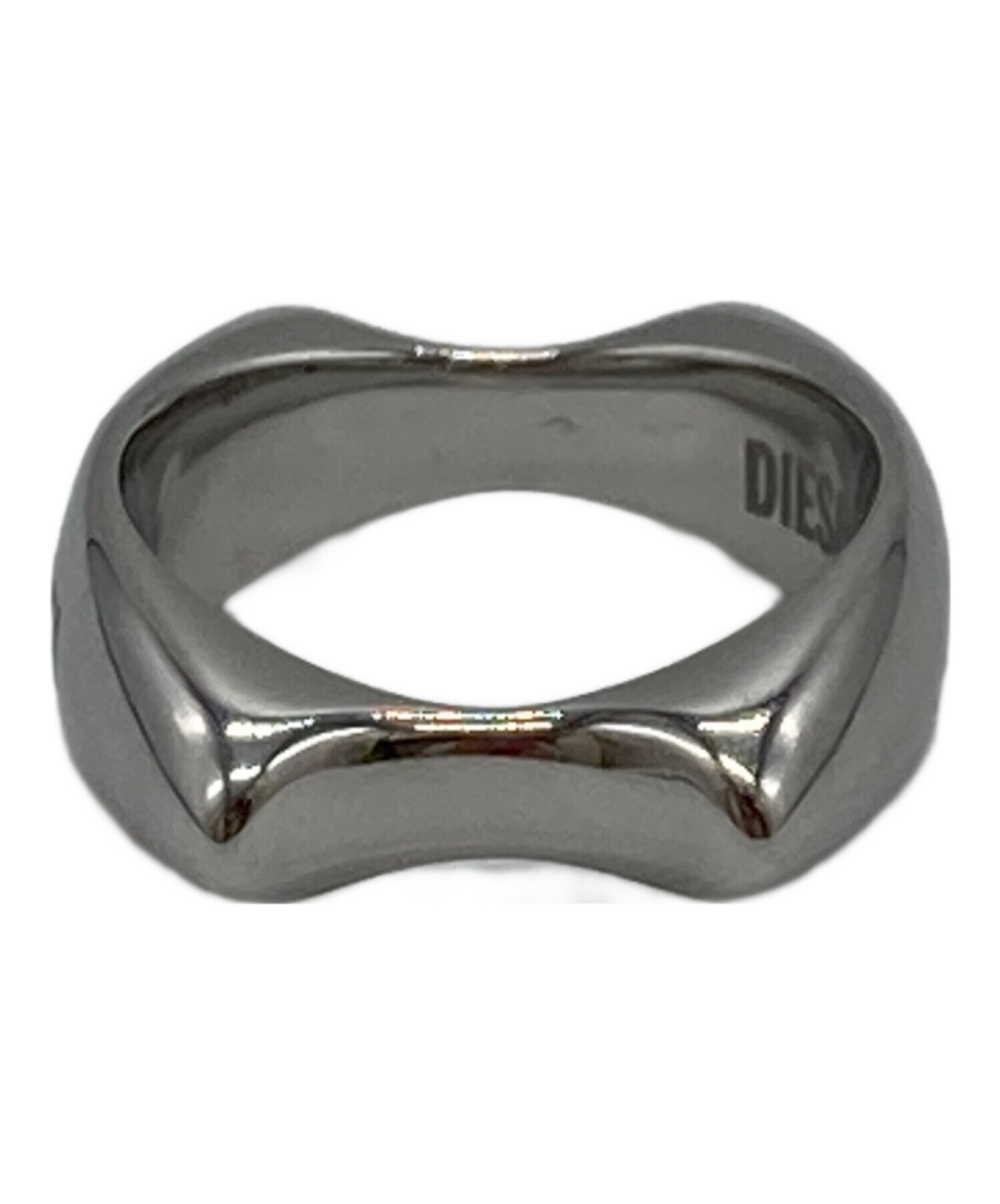 中古・古着通販】DIESEL (ディーゼル) ステンレスリング シルバー 