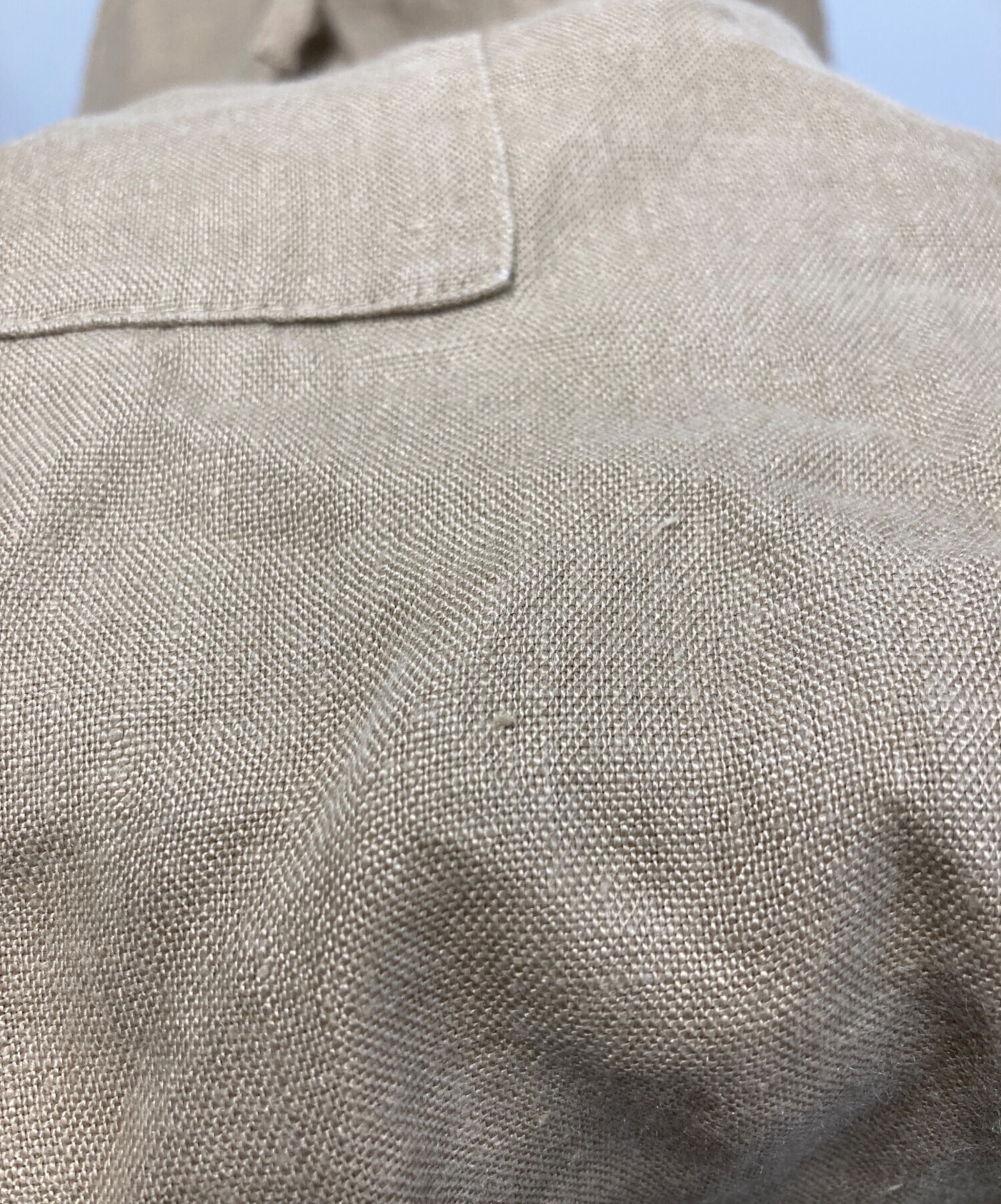 中古・古着通販】かぐれ (カグレ) リネンサロペット ベージュ サイズ