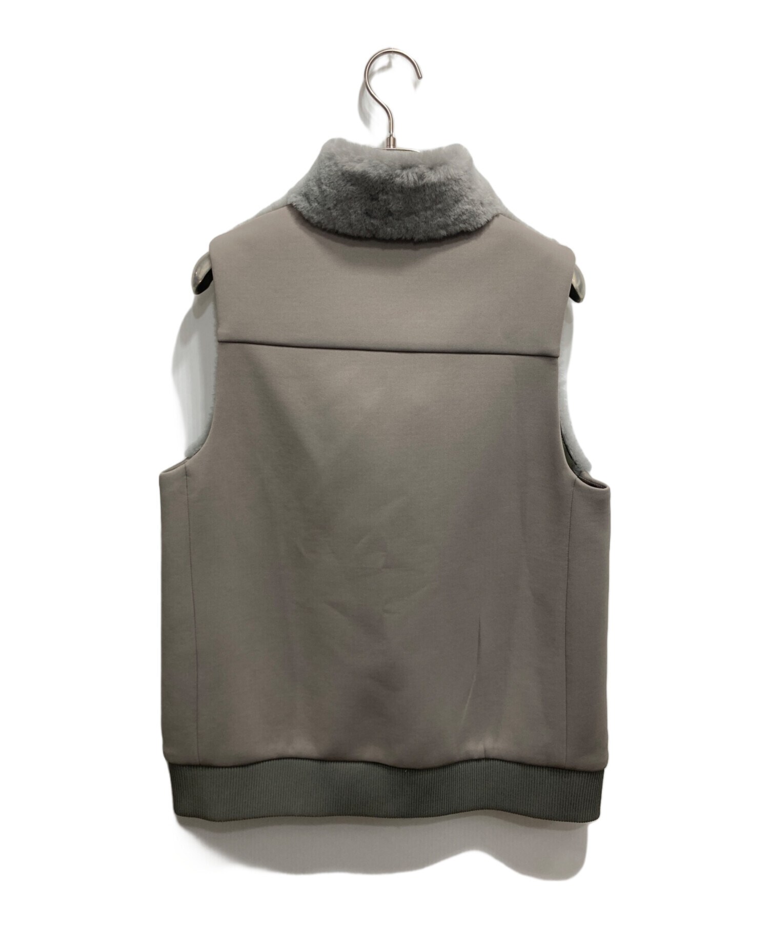 中古・古着通販】Sov. (ソブ) ムートンダンボールニットベスト グレー