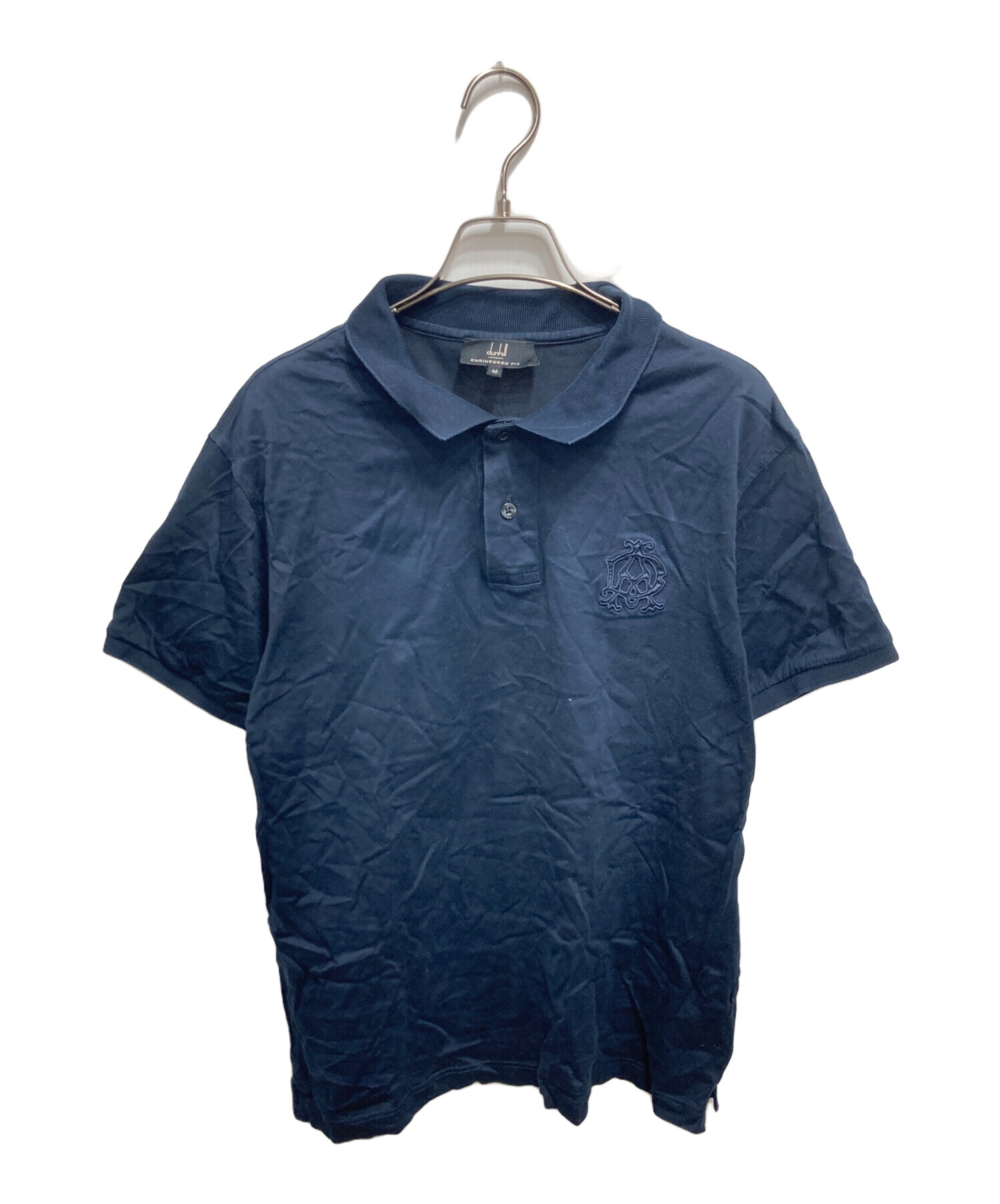 中古・古着通販】dunhill (ダンヒル) ポロシャツ ネイビー サイズ:Ⅿ 