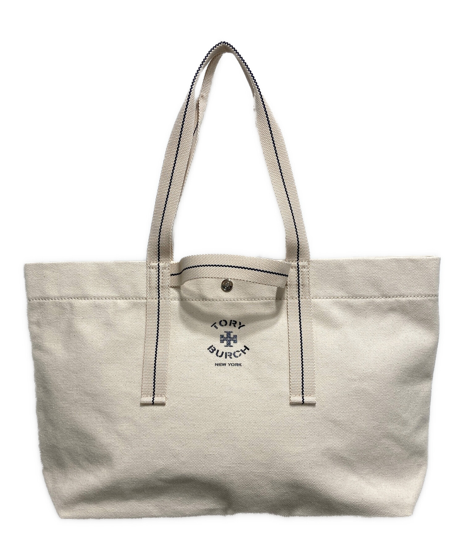中古・古着通販】TORY BURCH (トリーバーチ) キャンバストートバッグ