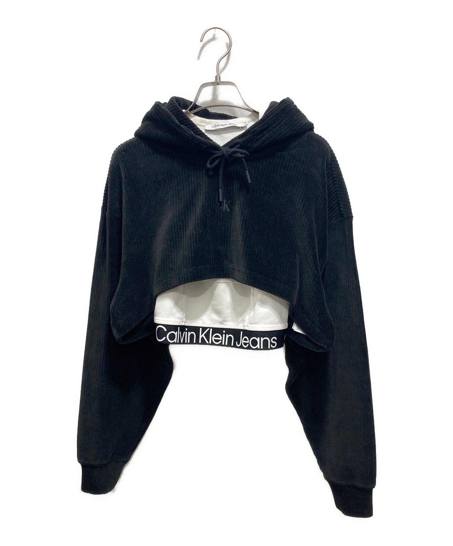 トップス   2in1 Velvet Hoodie 中古・古着通販】Calvin Klein Jeans (カルバンクラインジーンズ) 2IN1