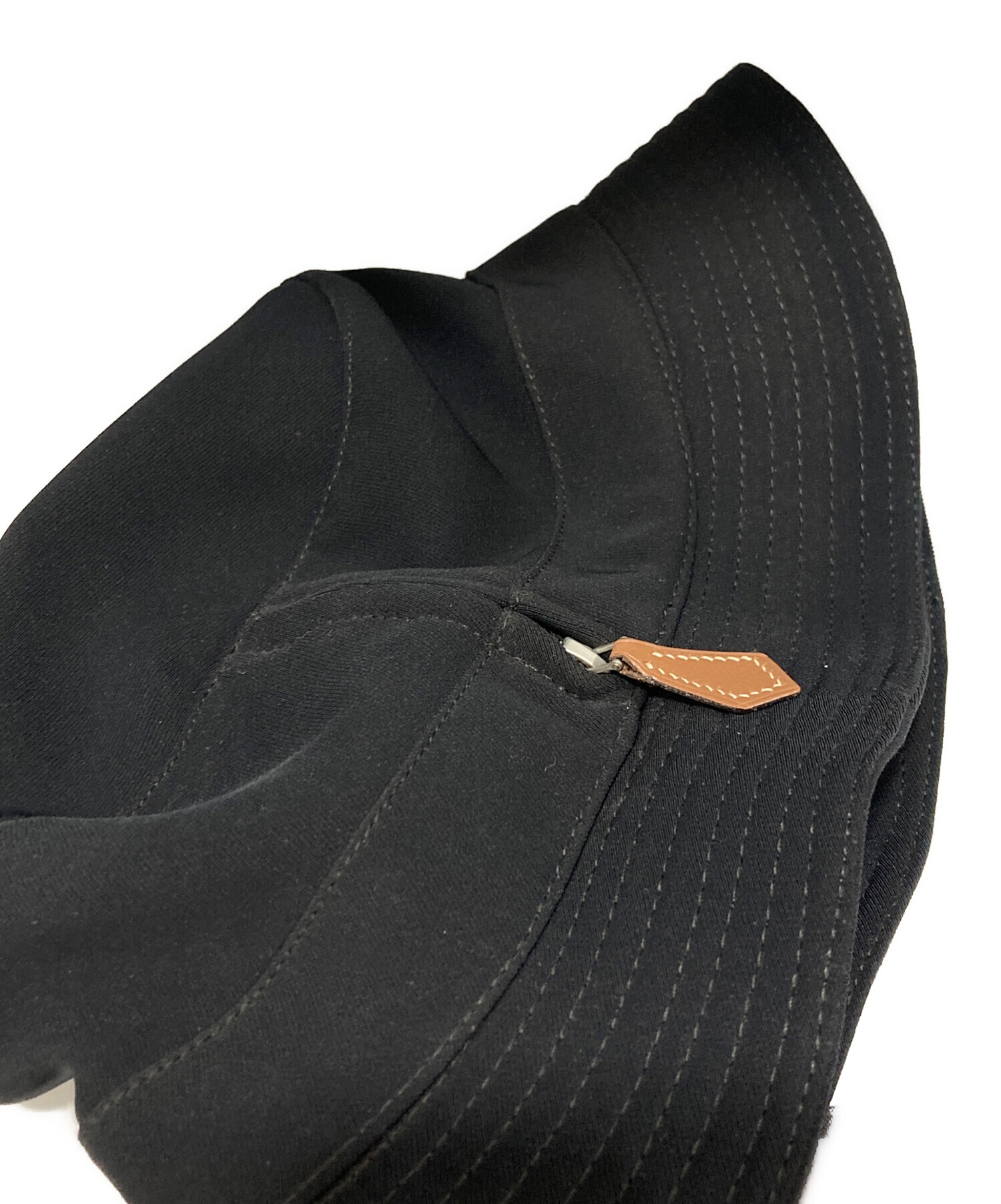 中古・古着通販】HERMES (エルメス) モッチバケットハット ブラック