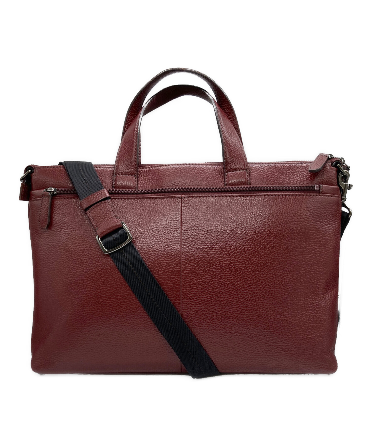 ちぃた様✨【美品 2層式】FUJITAKA ビジネスバッグ 2way 一部レザー 中古・古着通販】FUJITAKA (フジタカ) IKETEI レザービジネスバッグ