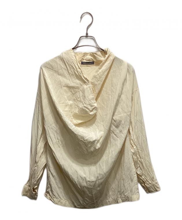 ⭐️筆タグイッセイミヤケベージュブラウス極美品⭐️ 中古・古着通販】ISSEY MIYAKE (イッセイミヤケ) 筆タグ 変形デザイン