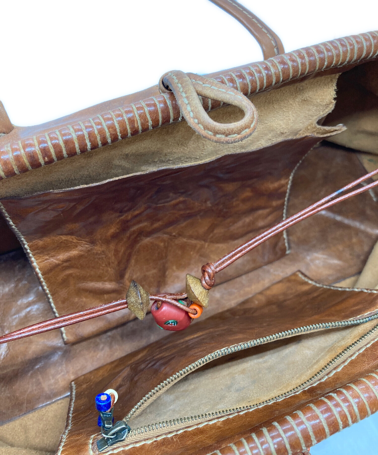 中古・古着通販】HENRY CUIR (アンリークイール) レザーミニボストン