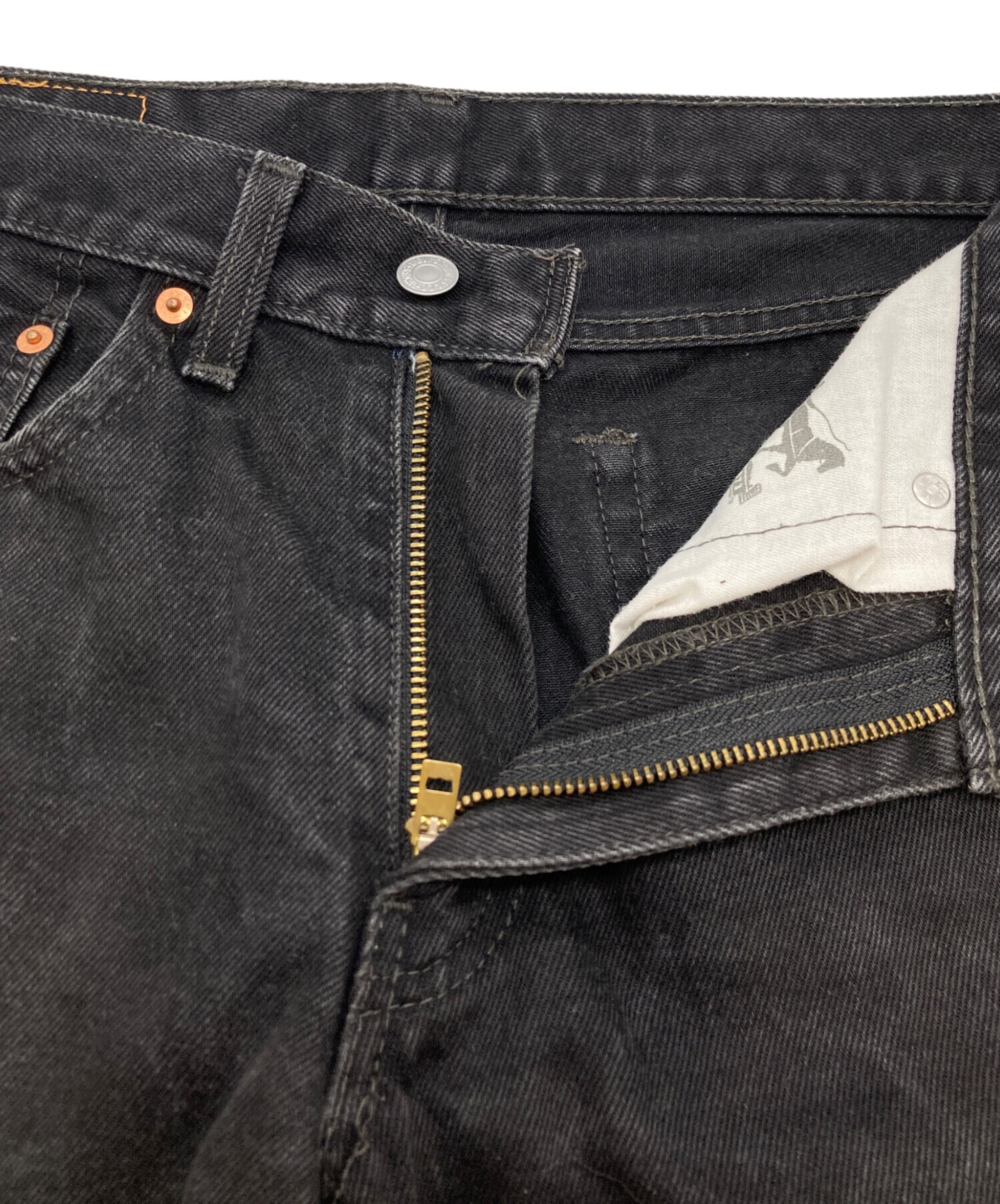 中古・古着通販】LEVI'S (リーバイス) 550 ブラックデニムパンツ