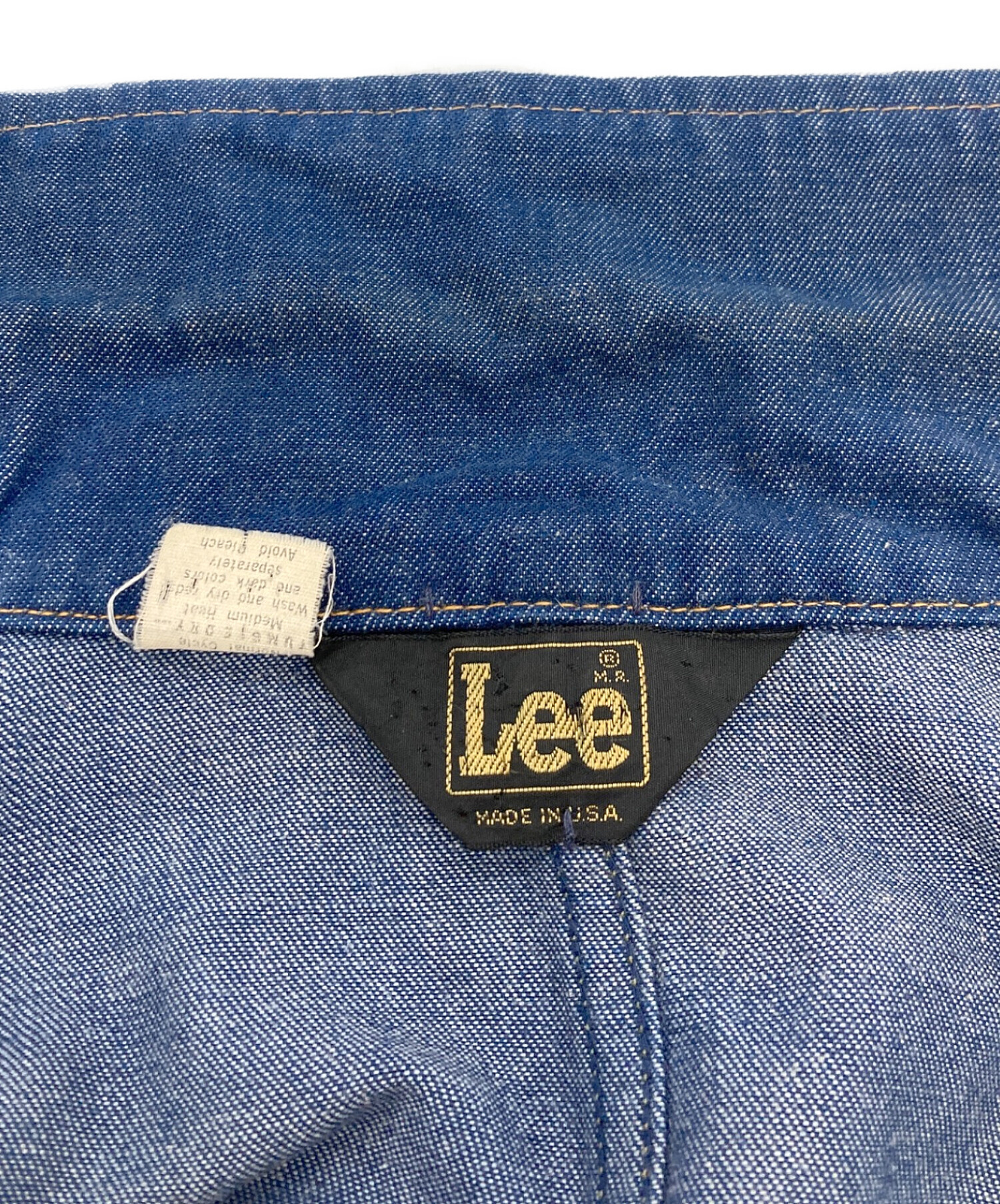 中古・古着通販】LEE (リー) 60-70's USA製ウエスタンスナップ
