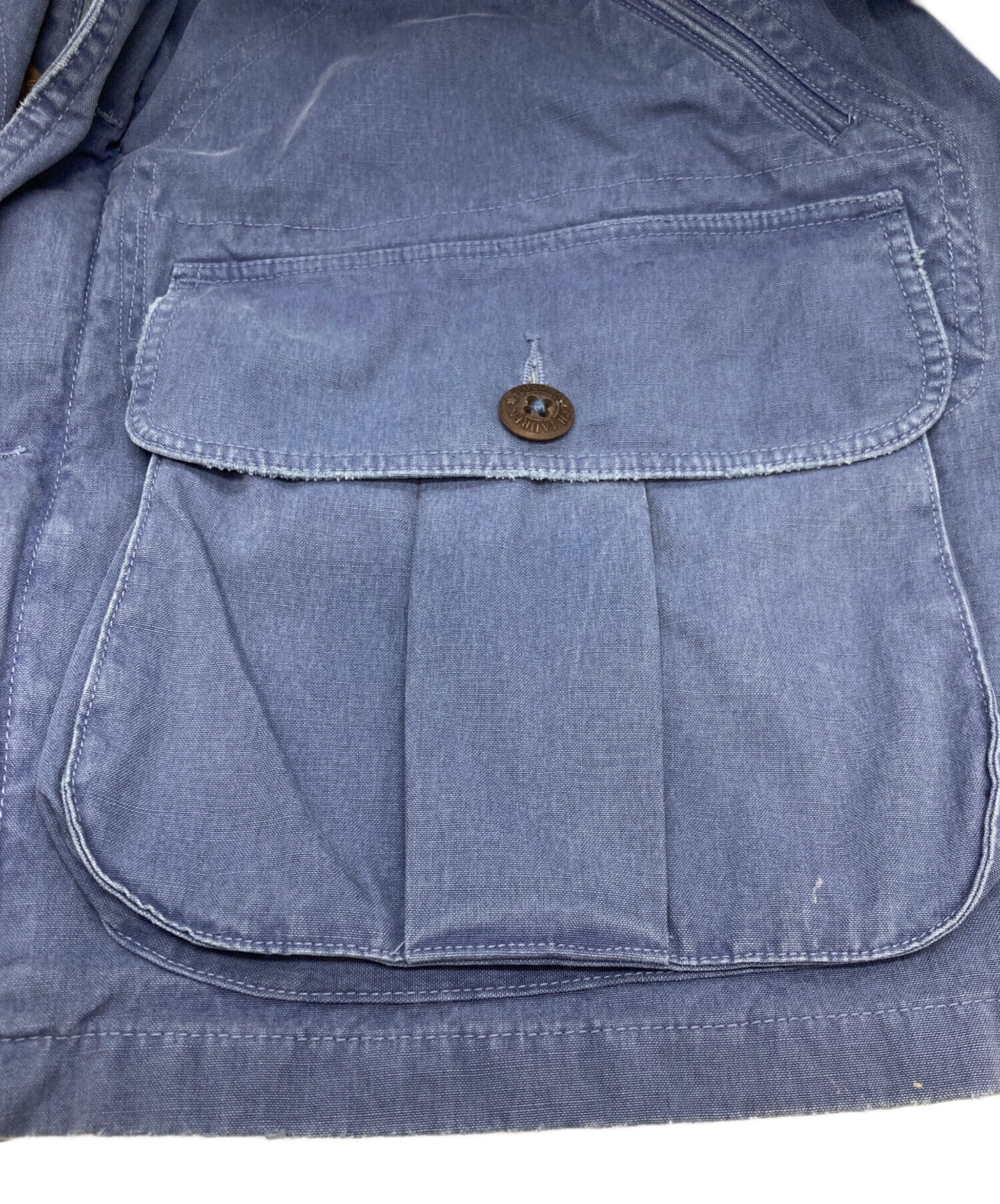 値下げ！【ポロラルフローレン】ハンティングジャケット 襟コーデュロイ 中古・古着通販】POLO RALPH LAUREN (ポロ・ラルフローレン) 襟