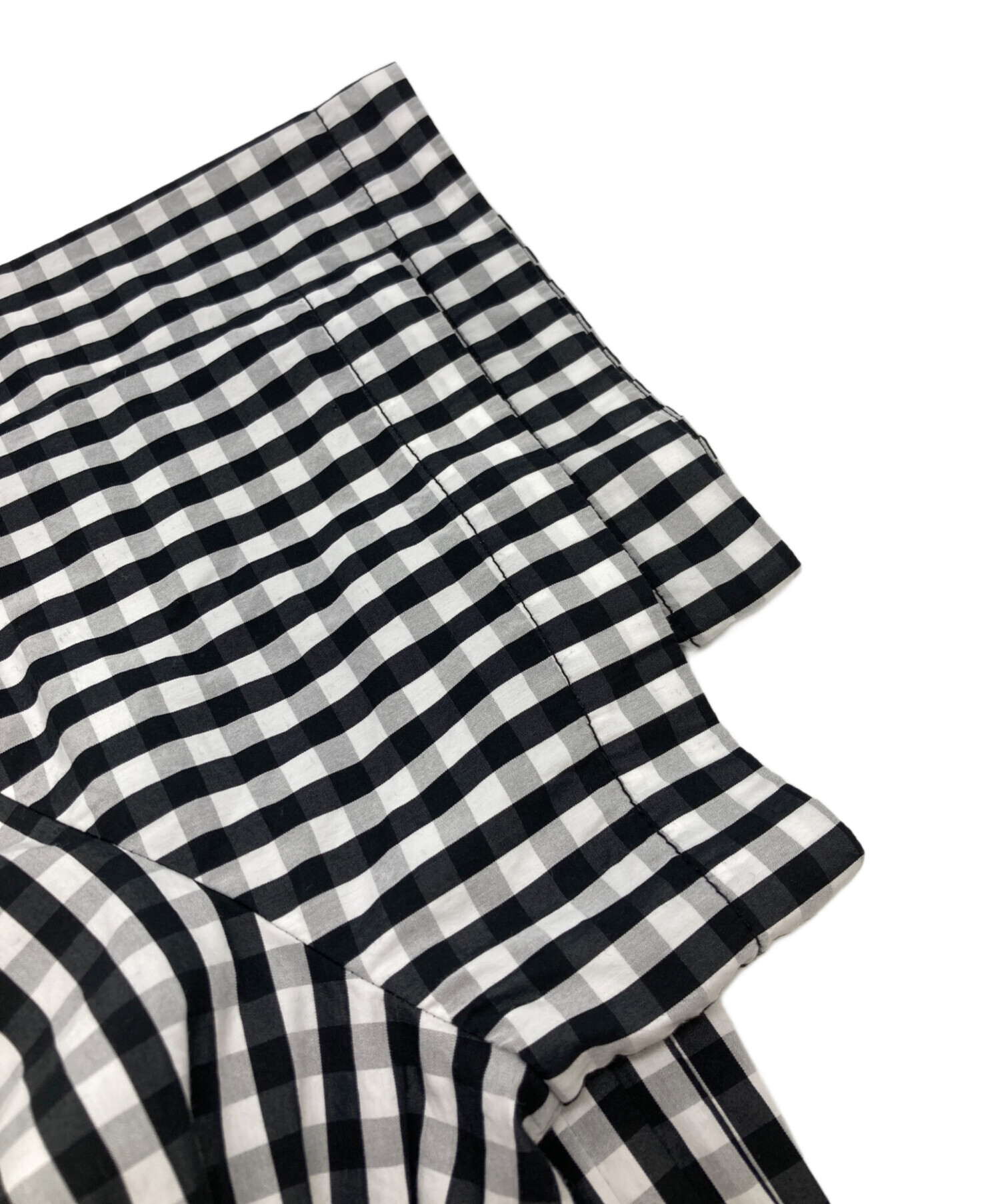 中古・古着通販】LE CIEL BLEU (ルシェルブルー) Gingham Check Round