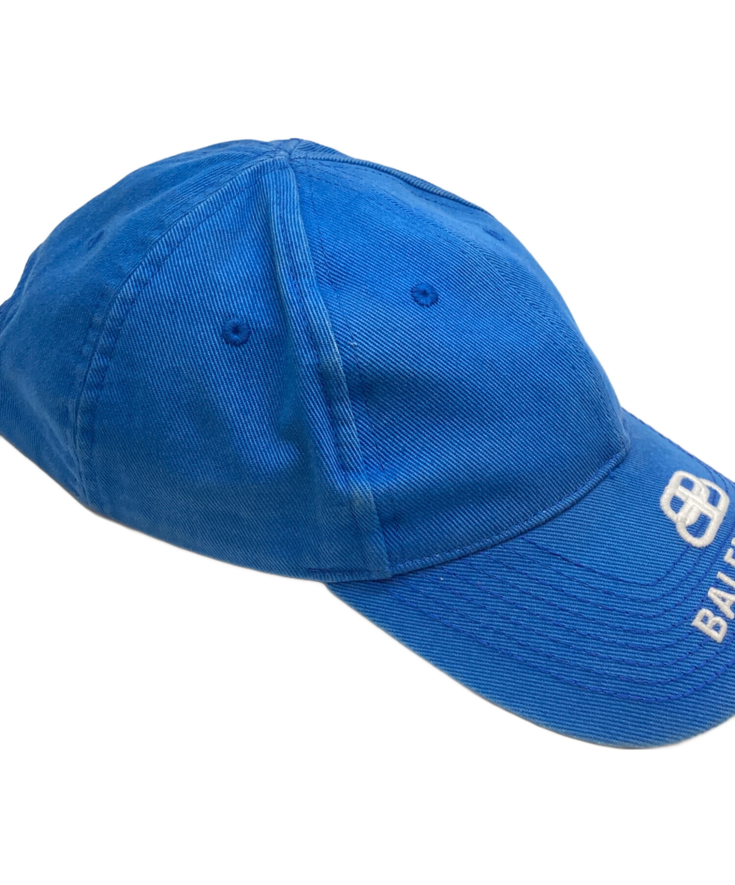 中古・古着通販】BALENCIAGA (バレンシアガ) HAT BB VISOR CAP ブルー 