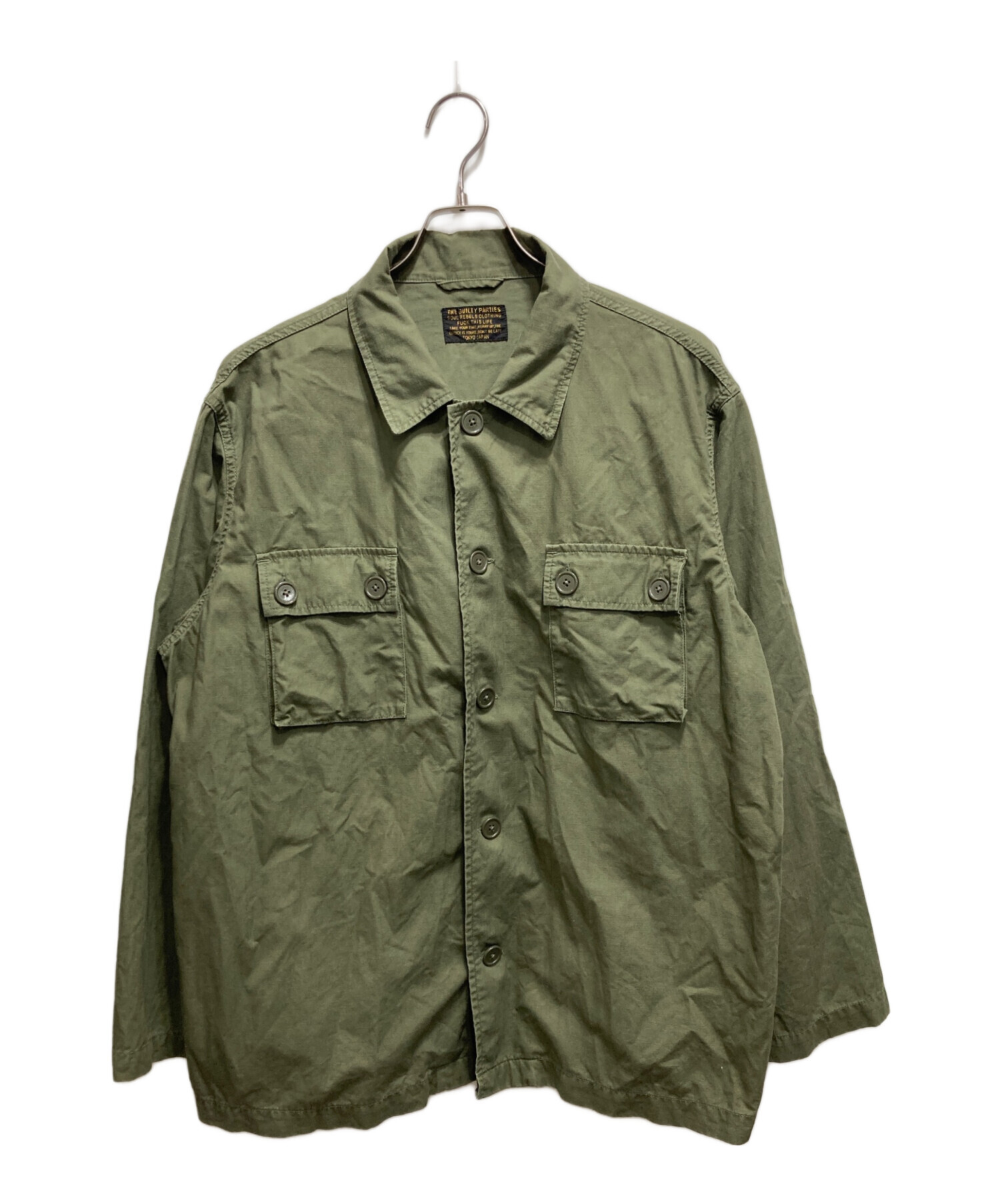 中古・古着通販】WACKO MARIA (ワコマリア) ARMY SHIRT カーキ サイズ 