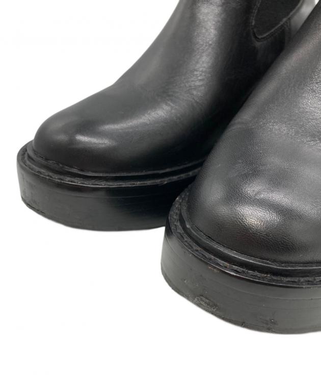 【美品】COACH キンスリーブーティー　シグネチャー　サイドゴアブーツ　5.5 美品】COACH キンスリーブーティー シグネチャー サイドゴアブーツ 5.5