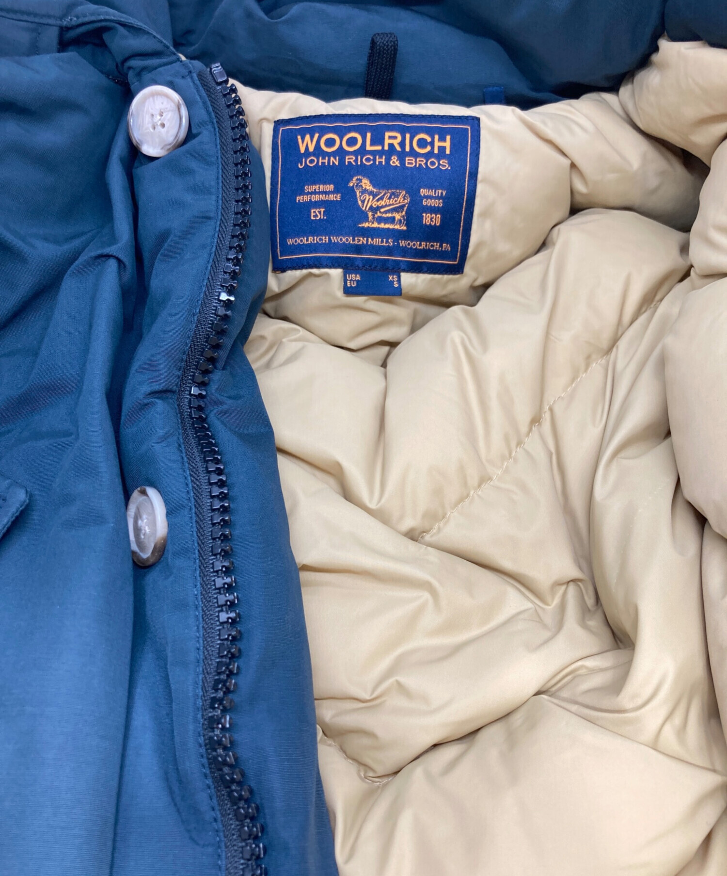 中古・古着通販】WOOLRICH (ウールリッチ) ARCTIC PARKA ML ネイビー 