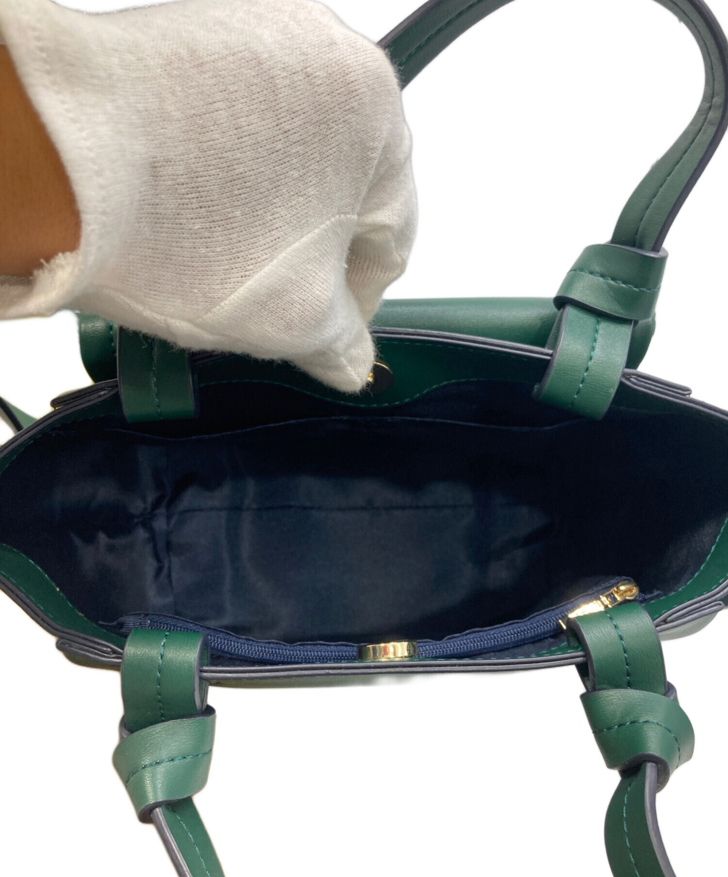 LANVIN en Bleu オリーブグリーン トートバッグ　未使用 中古・古着通販】LANVIN en Bleu (ランバンオンブルー) ルイーズ 2way