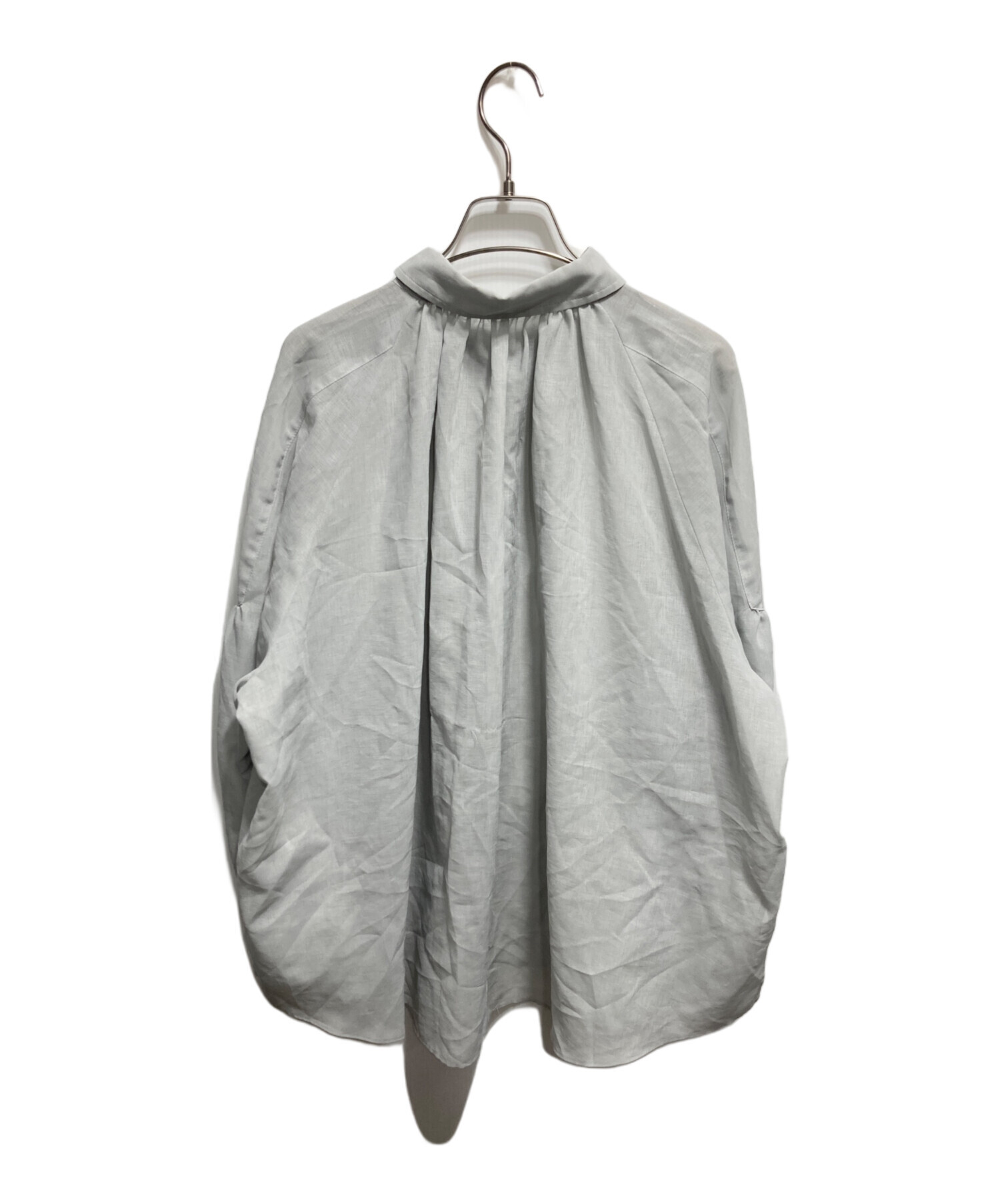 【未使用級】24SS グレースコンチネンタル　ドルマンボリュームシャツ　ブラウス 未使用級】24SS グレースコンチネンタルドルマンボリュームシャツブラウス