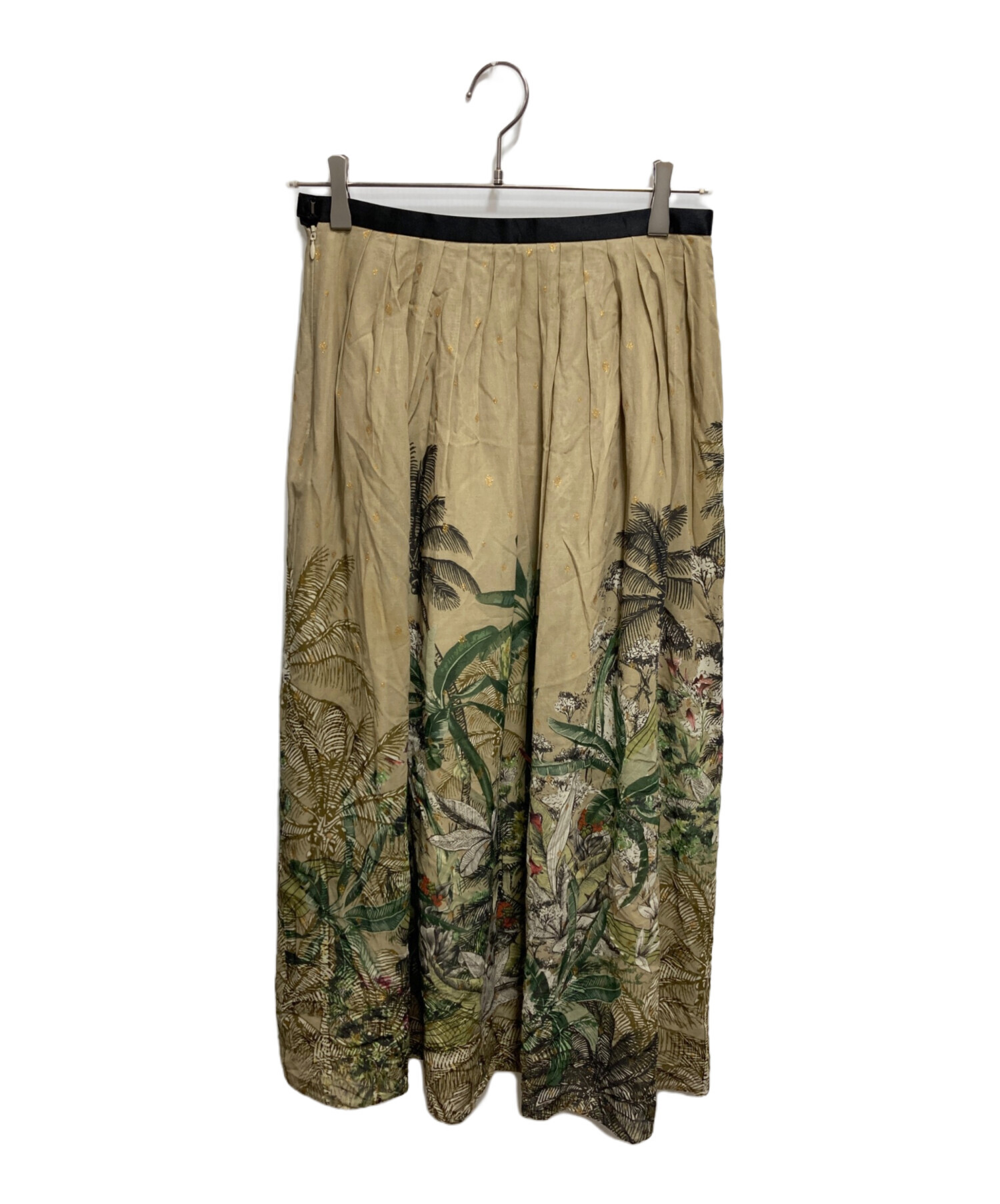 中古・古着通販】GRACE CLASS (グレースクラス) ラメ入りボタニカル柄  