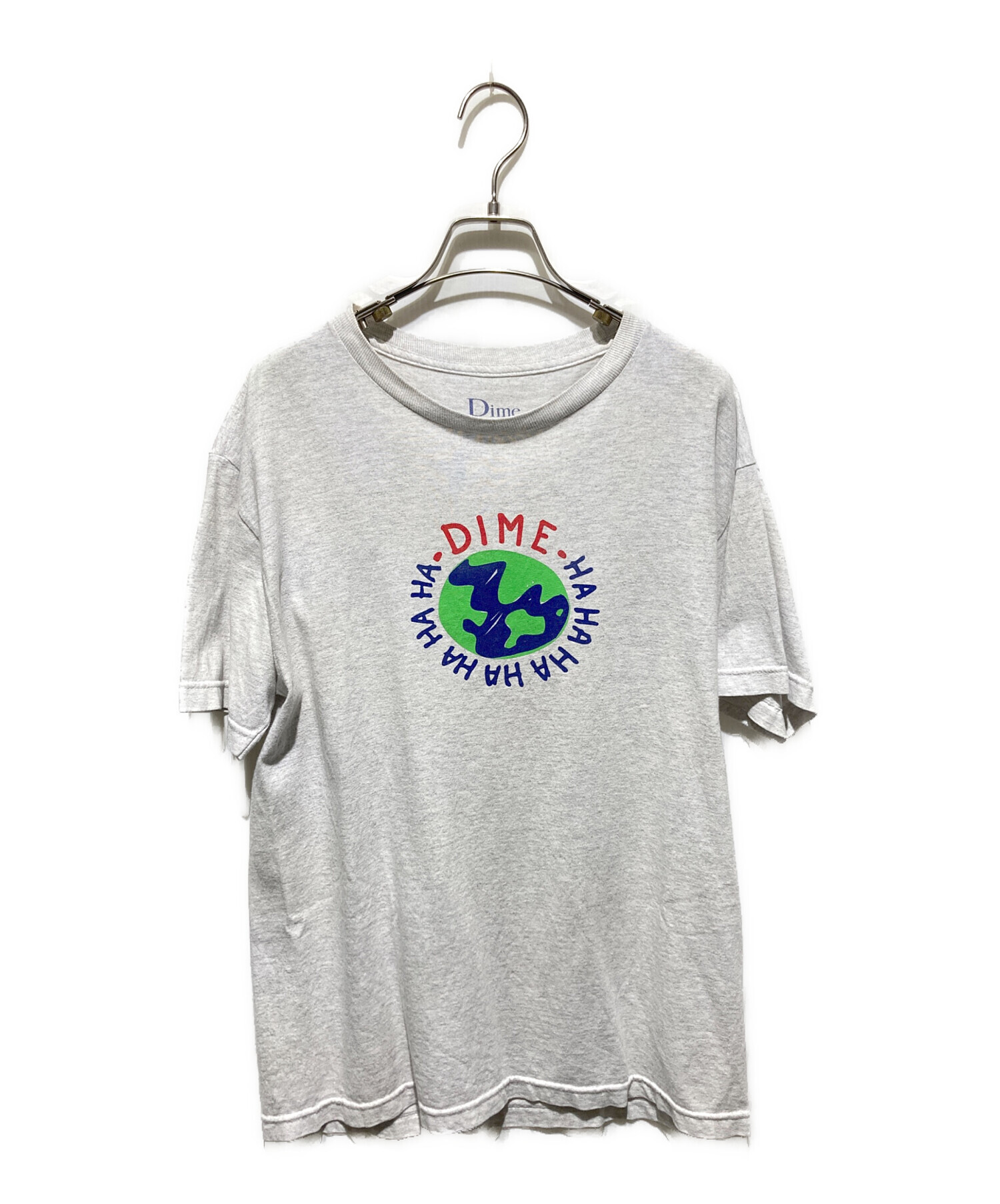 中古・古着通販】Dime (ダイム) プリントTシャツ グレー サイズ:M 