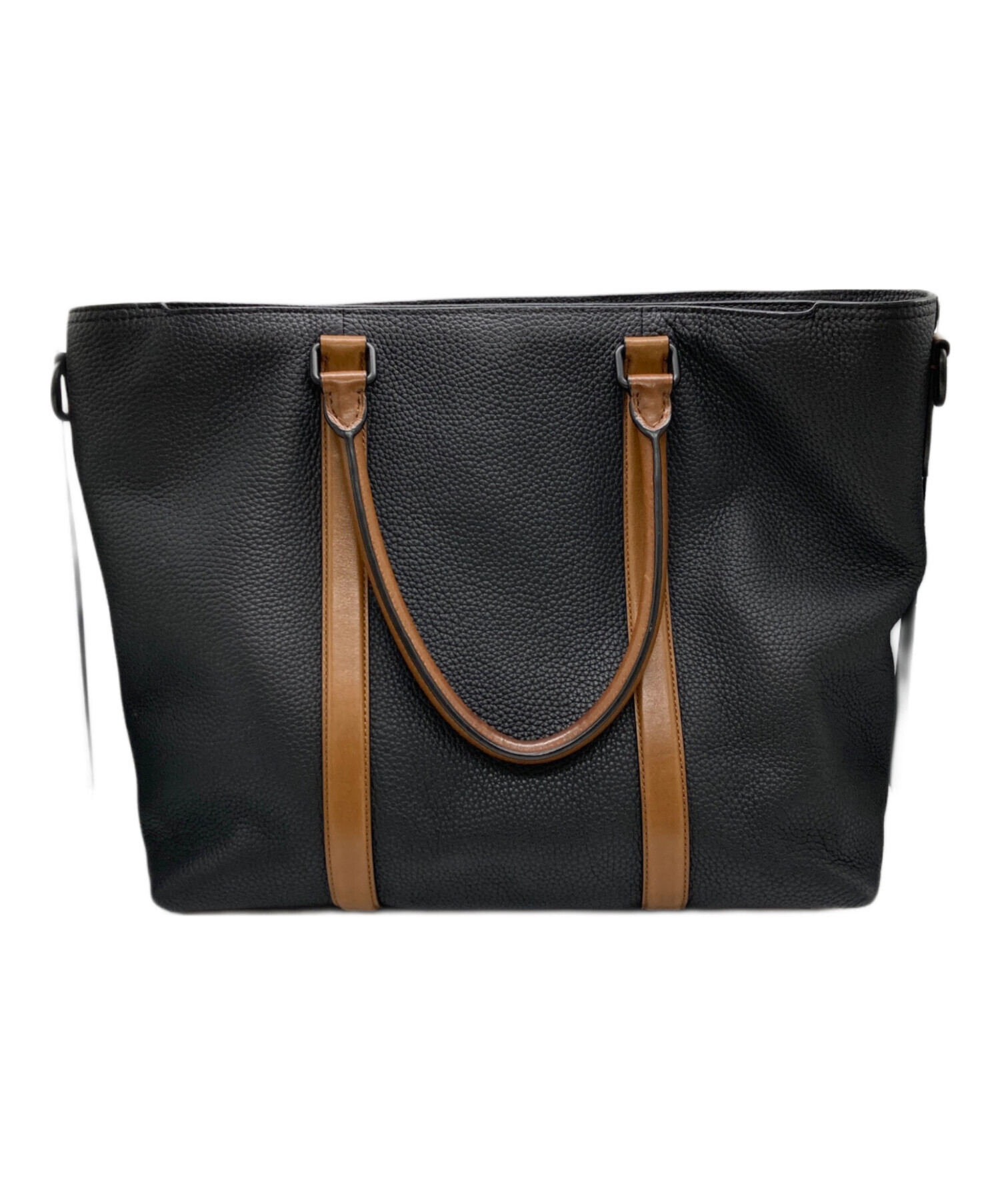 COACH メトロポリタン　グラブタンレザー　トート　バッグ　黒　2WAY COACH メトロポリタン グラブタンレザー トート バッグ 黒 2WAY