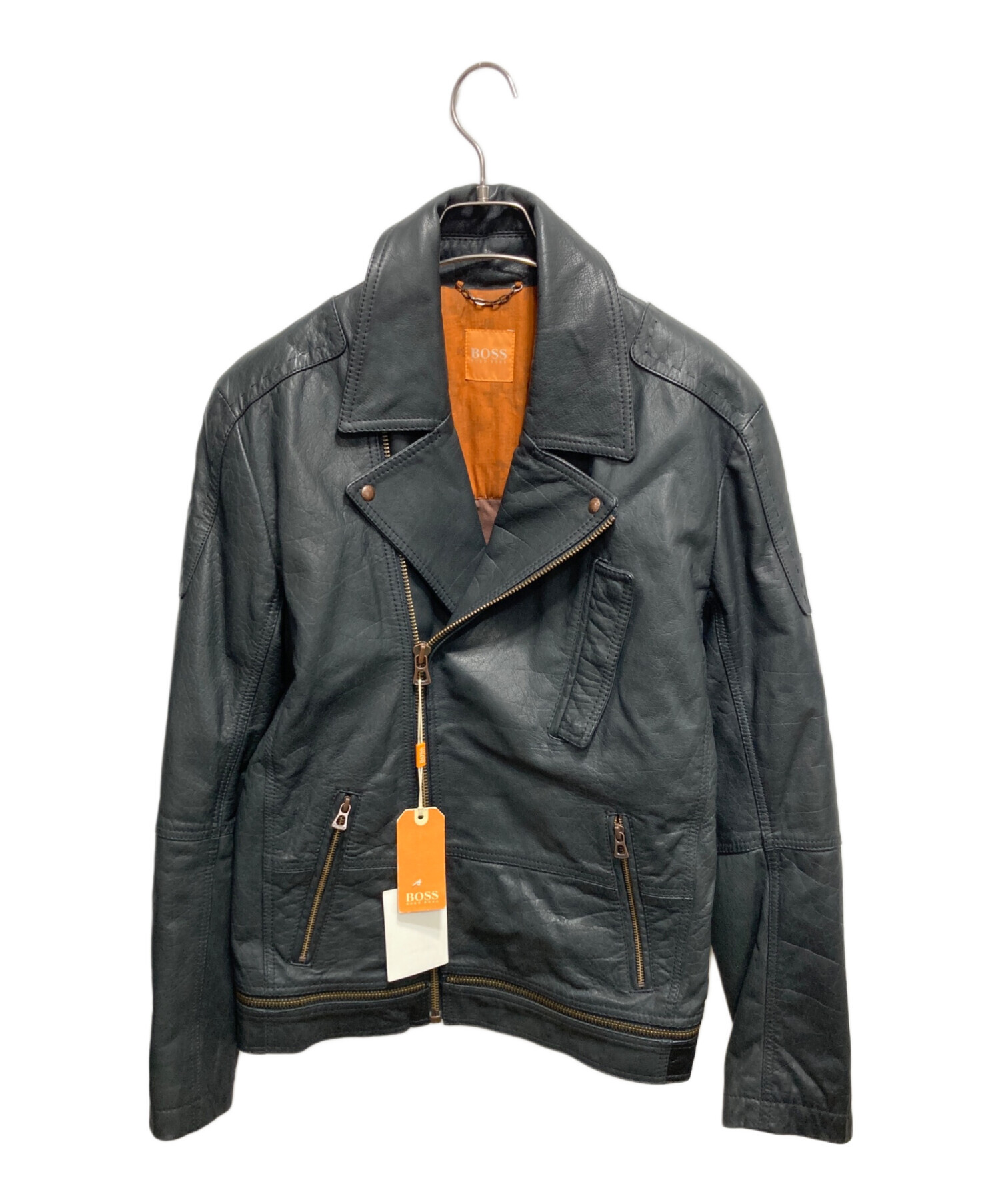 中古・古着通販】HUGO BOSS (ヒューゴ ボス) レザーライダース