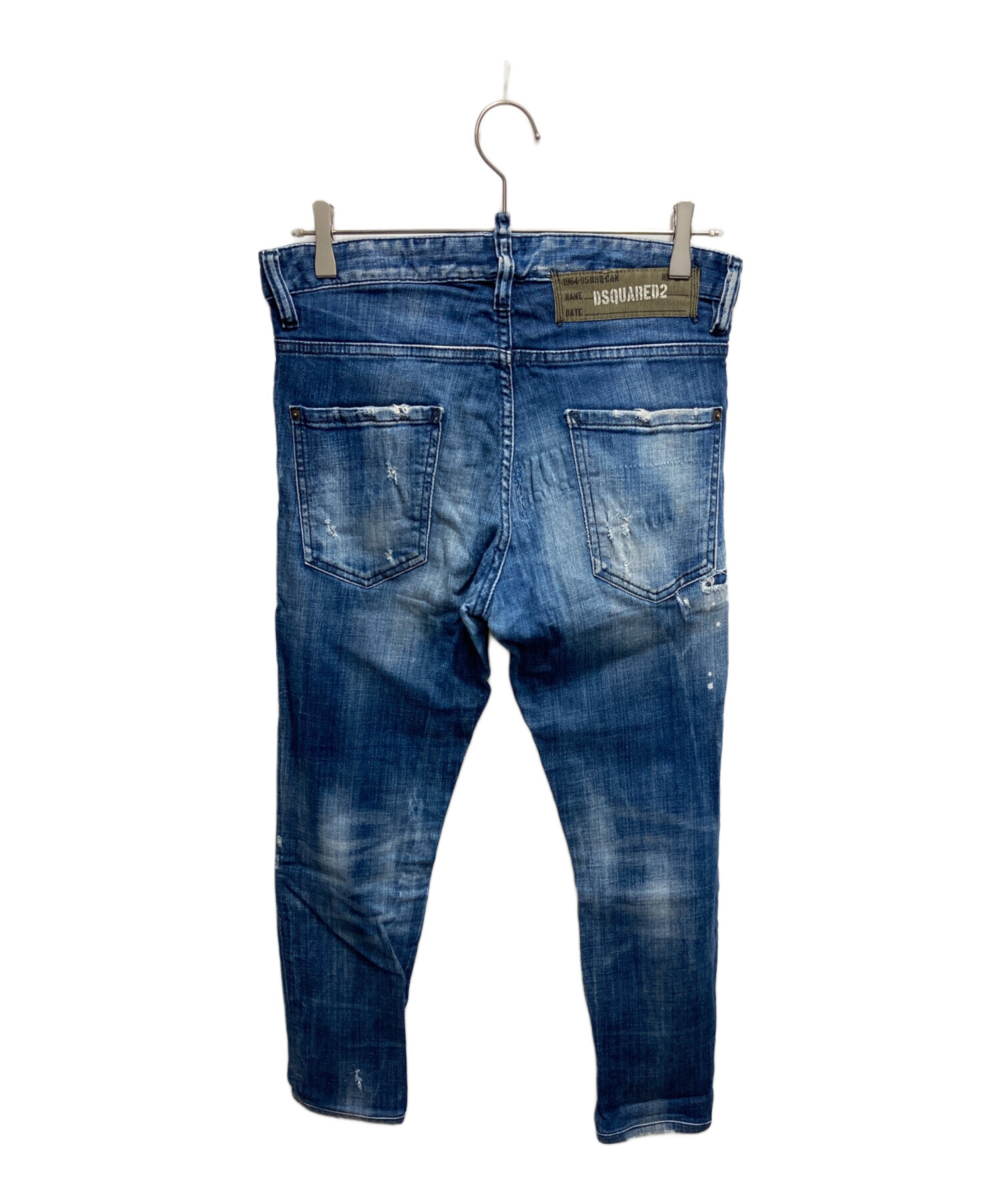 DSQUARED2 ディースクエアード S74LB0502 ボタンフライ ダメージ加工 
