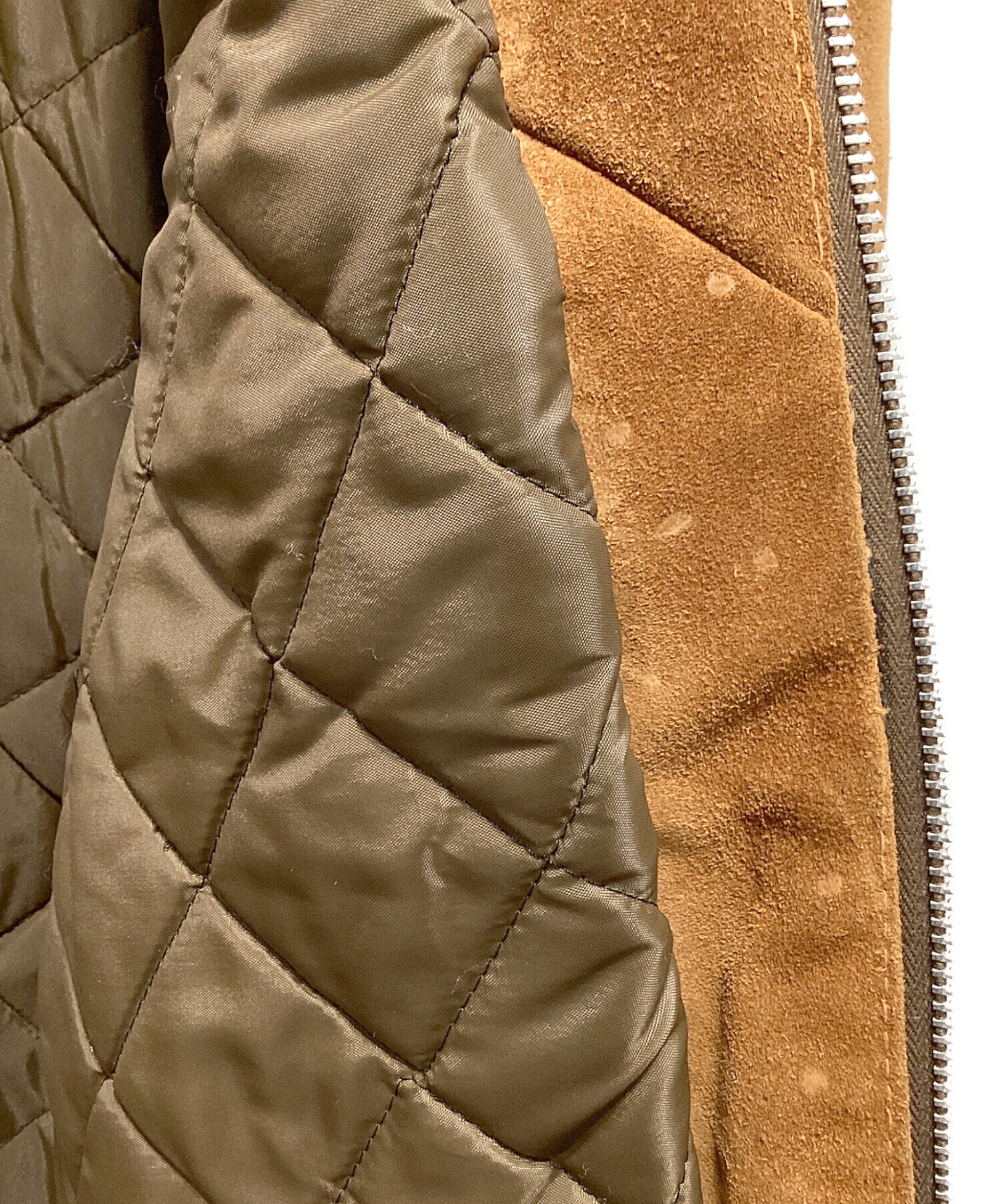 Schott レザージャケット サイズ36 ライトブラウン 中古・古着通販】SCHOTT BROS. (ショットブロス) スエードレザー